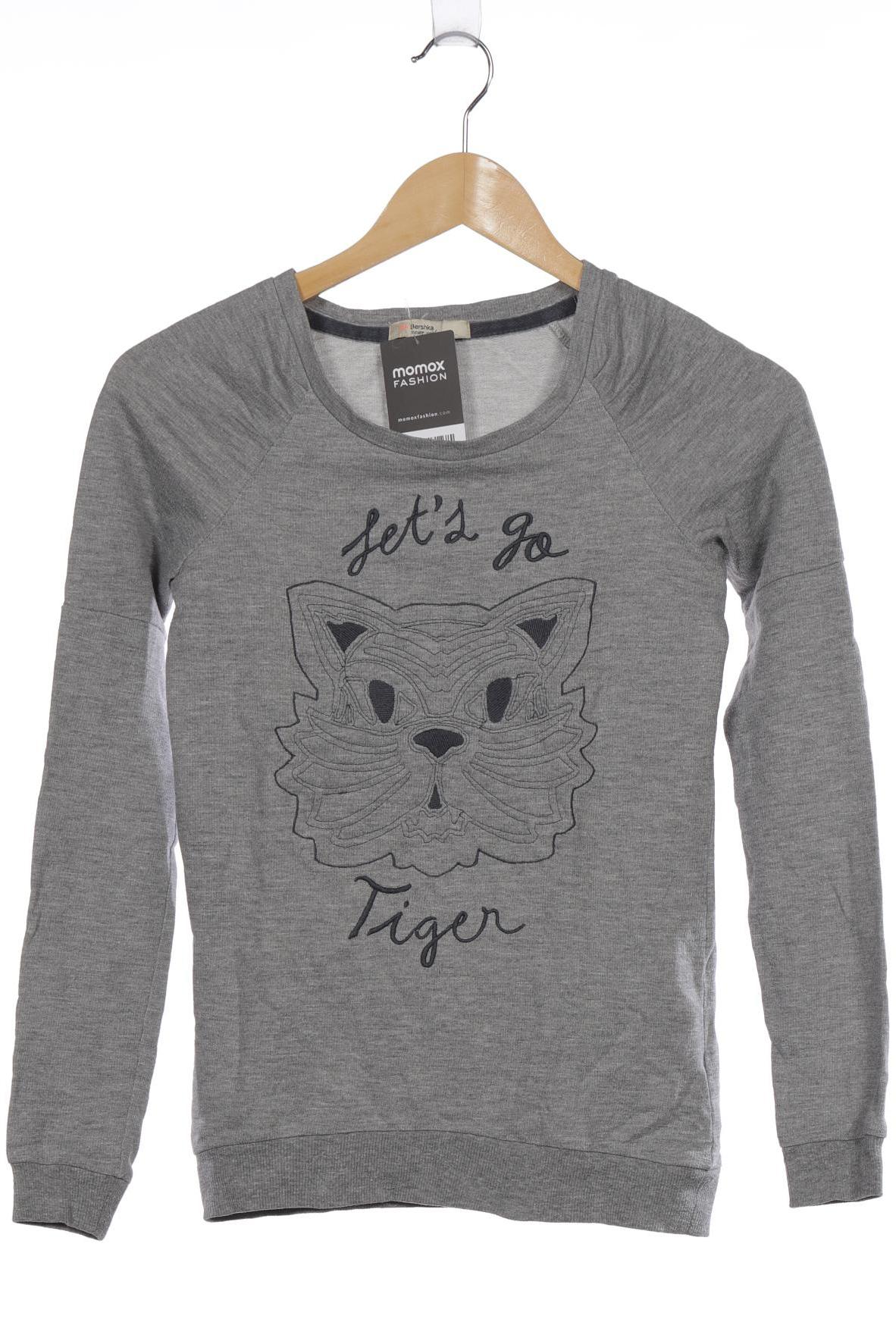 

bershka Damen Sweatshirt, grau, Gr. 36