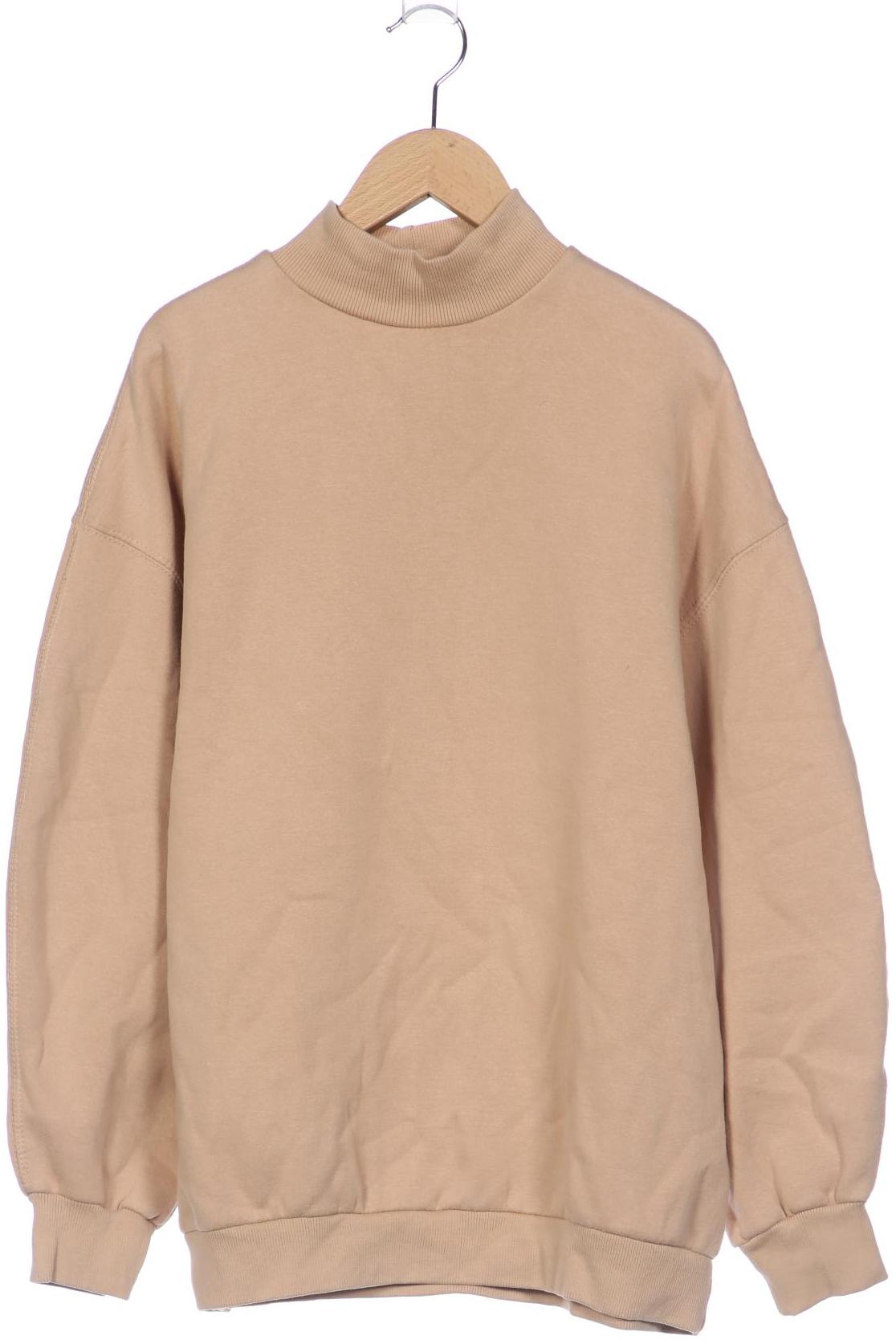 

bershka Damen Sweatshirt, beige, Gr. 36