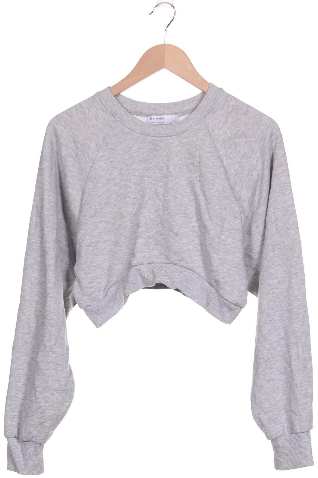 

bershka Damen Sweatshirt, grau