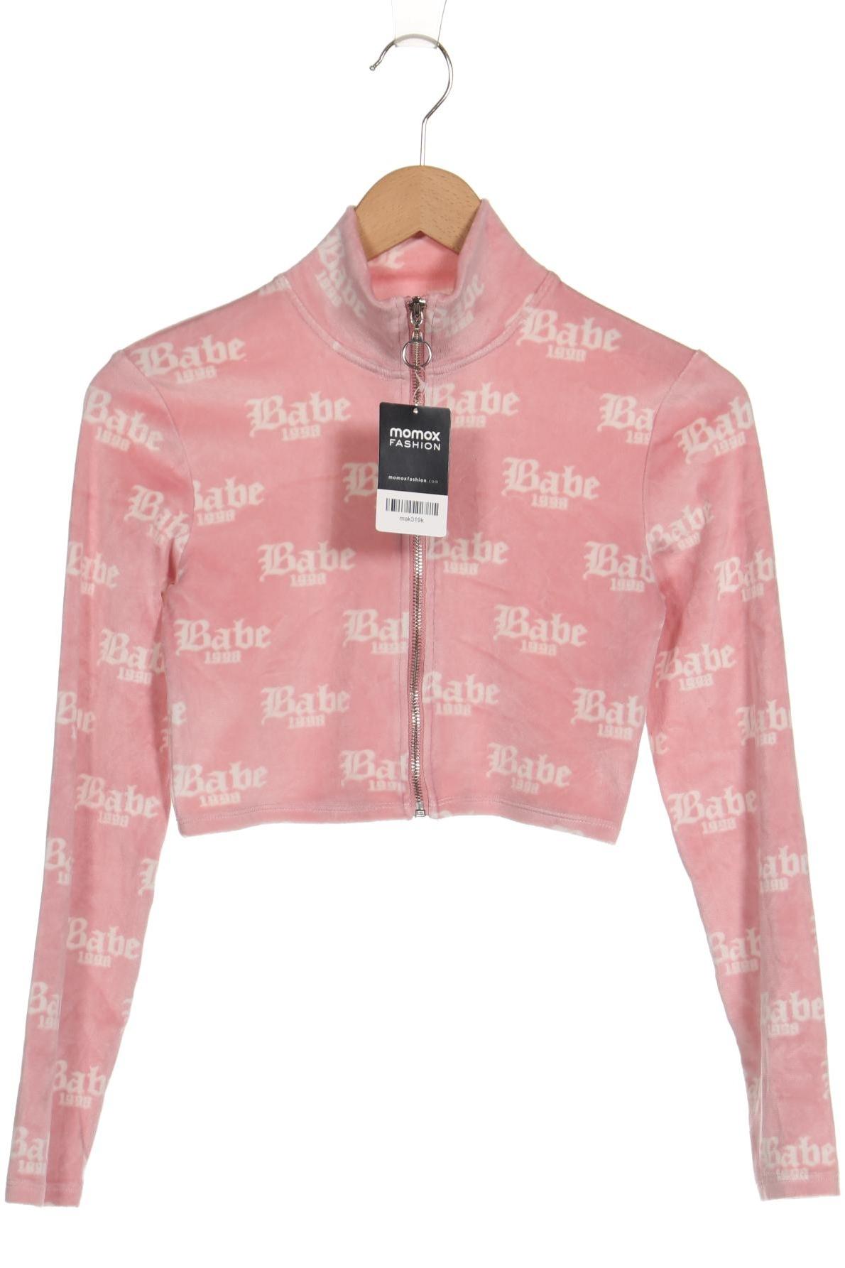 

bershka Damen Sweatshirt, pink, Gr. 36