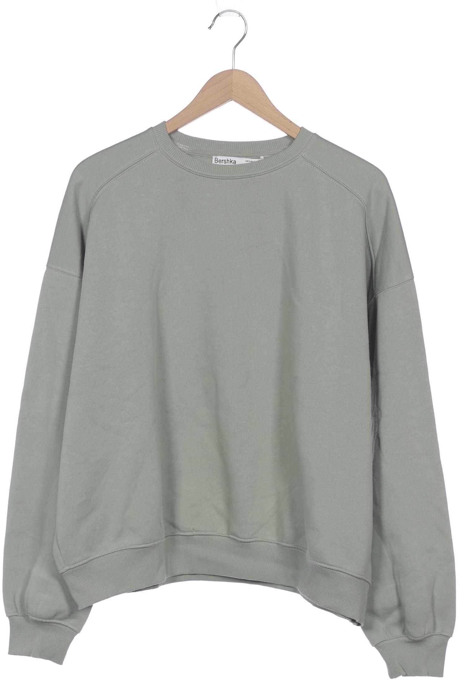 

bershka Damen Sweatshirt, hellgrün, Gr. 36