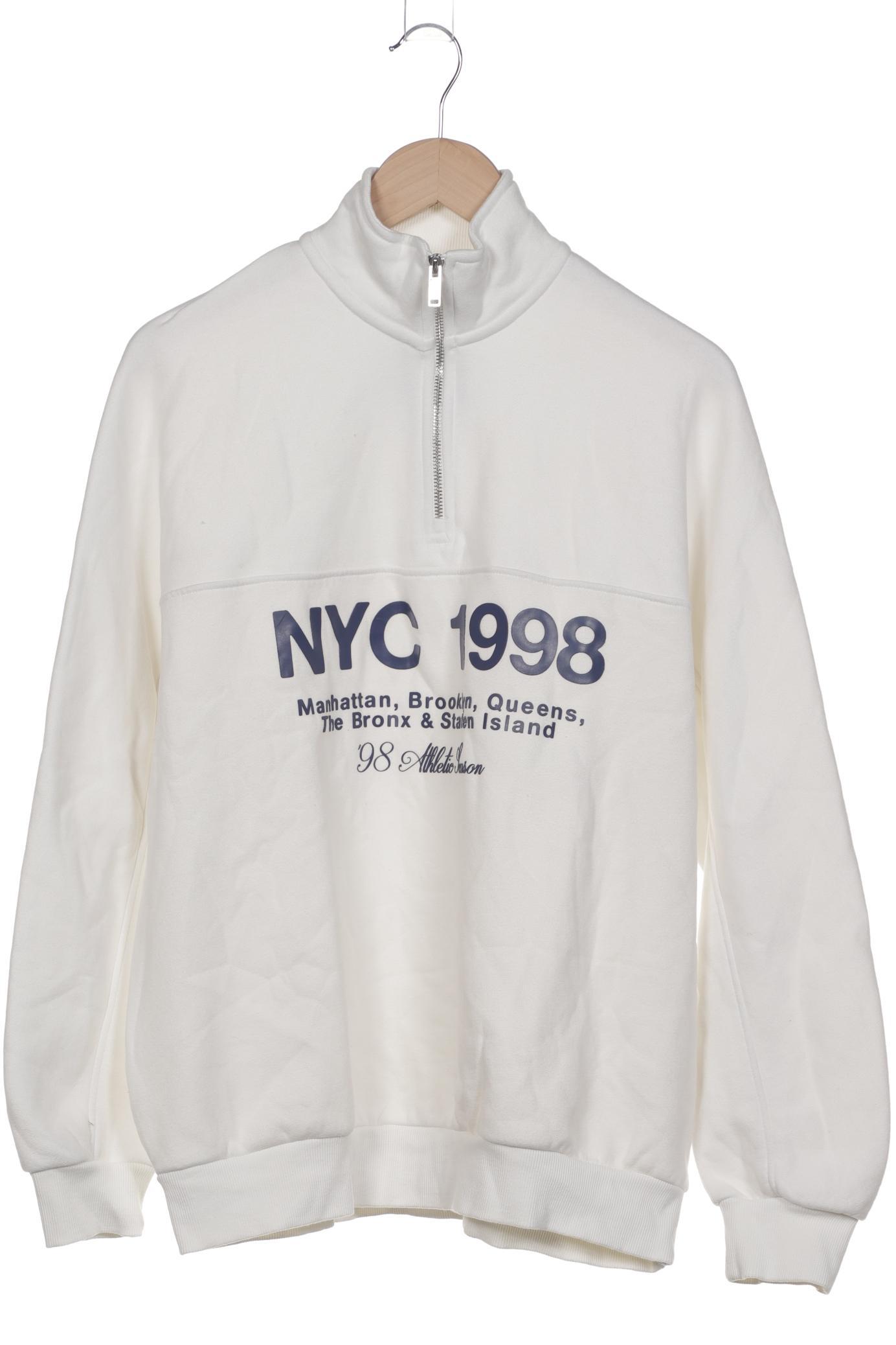 

bershka Damen Sweatshirt, weiß, Gr. 38