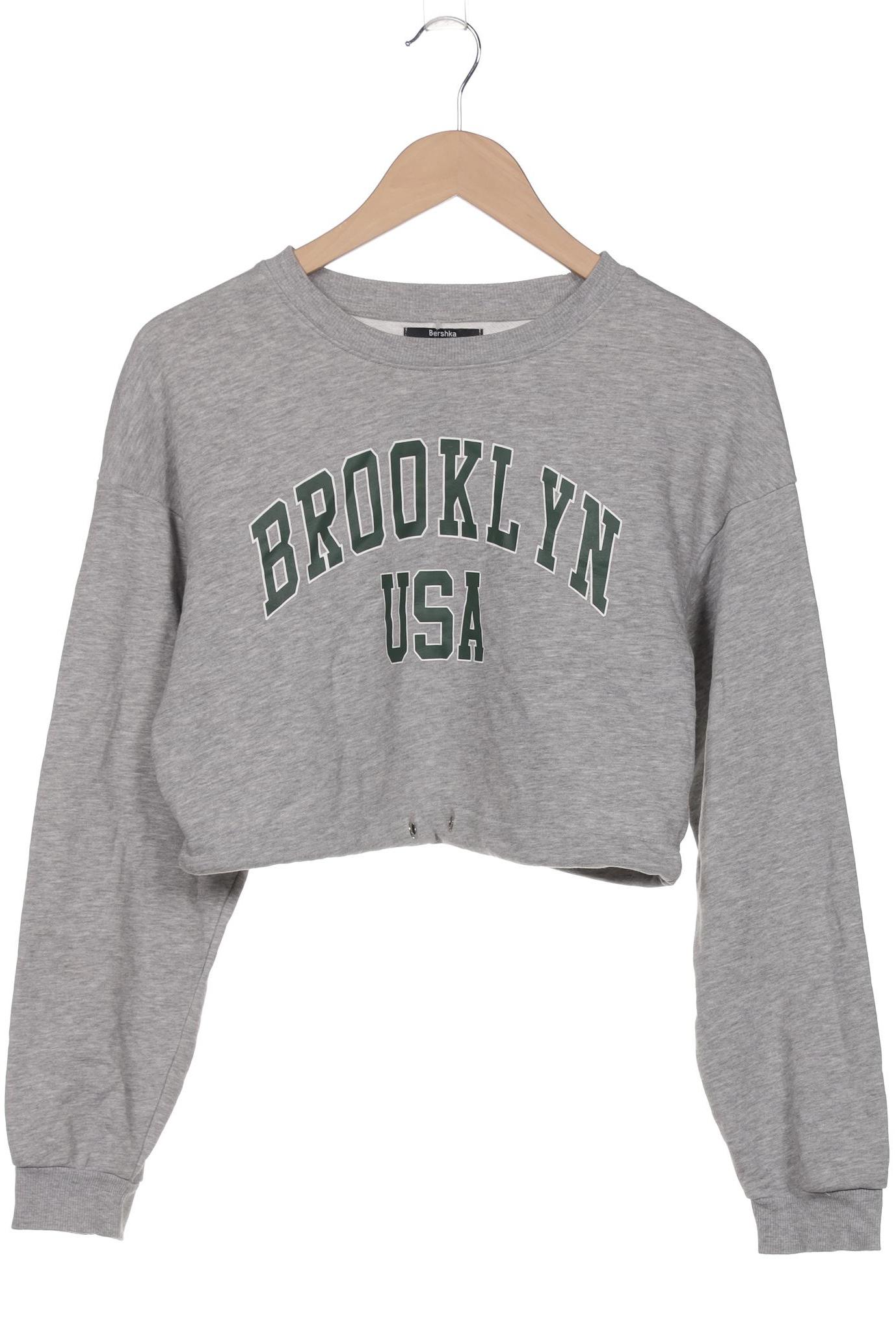 

bershka Damen Sweatshirt, grau, Gr. 38