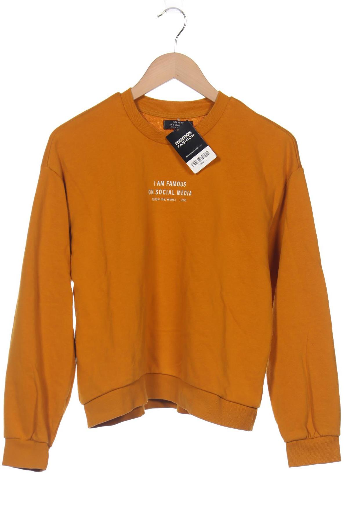 

bershka Damen Sweatshirt, orange