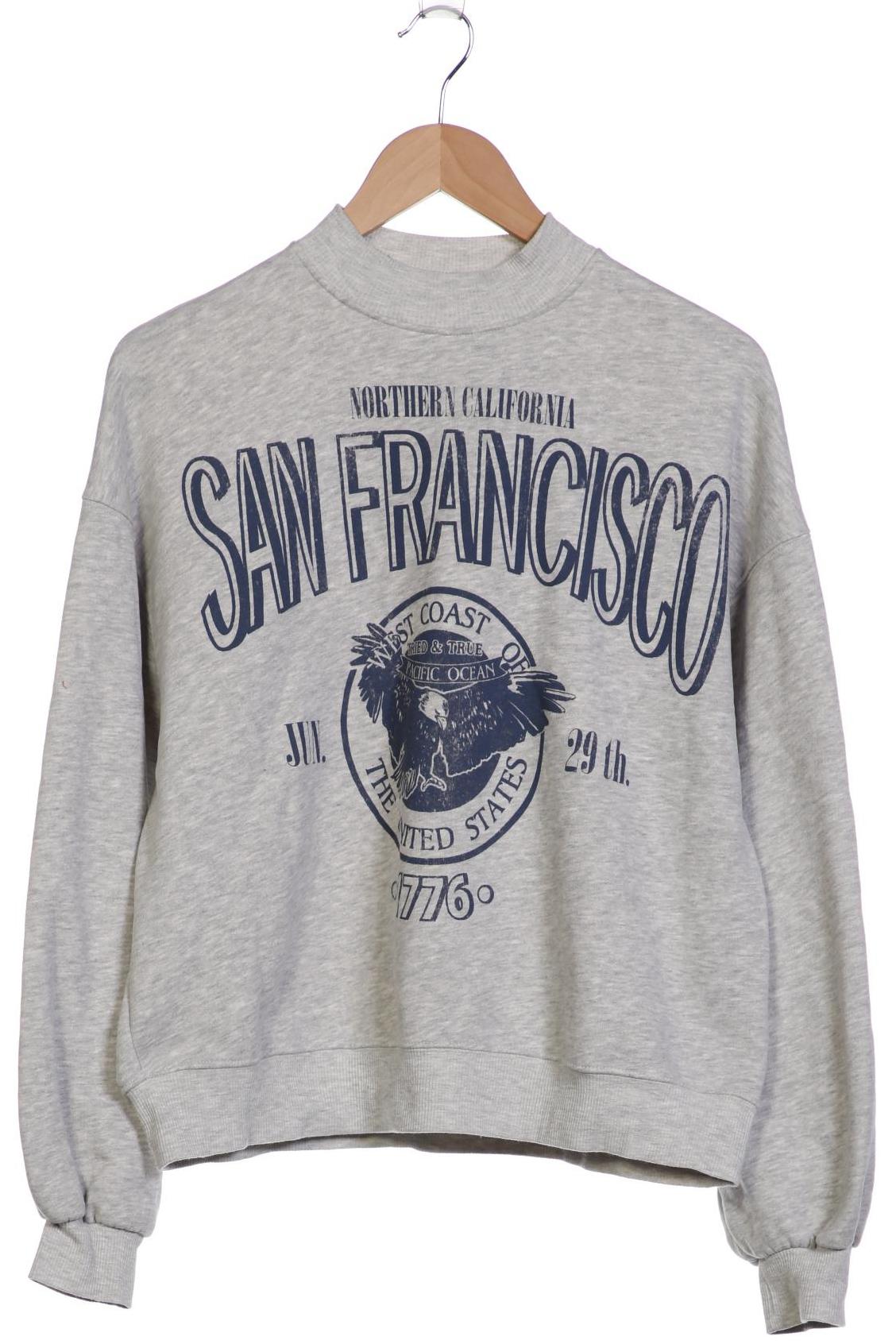 

bershka Damen Sweatshirt, grau, Gr. 38