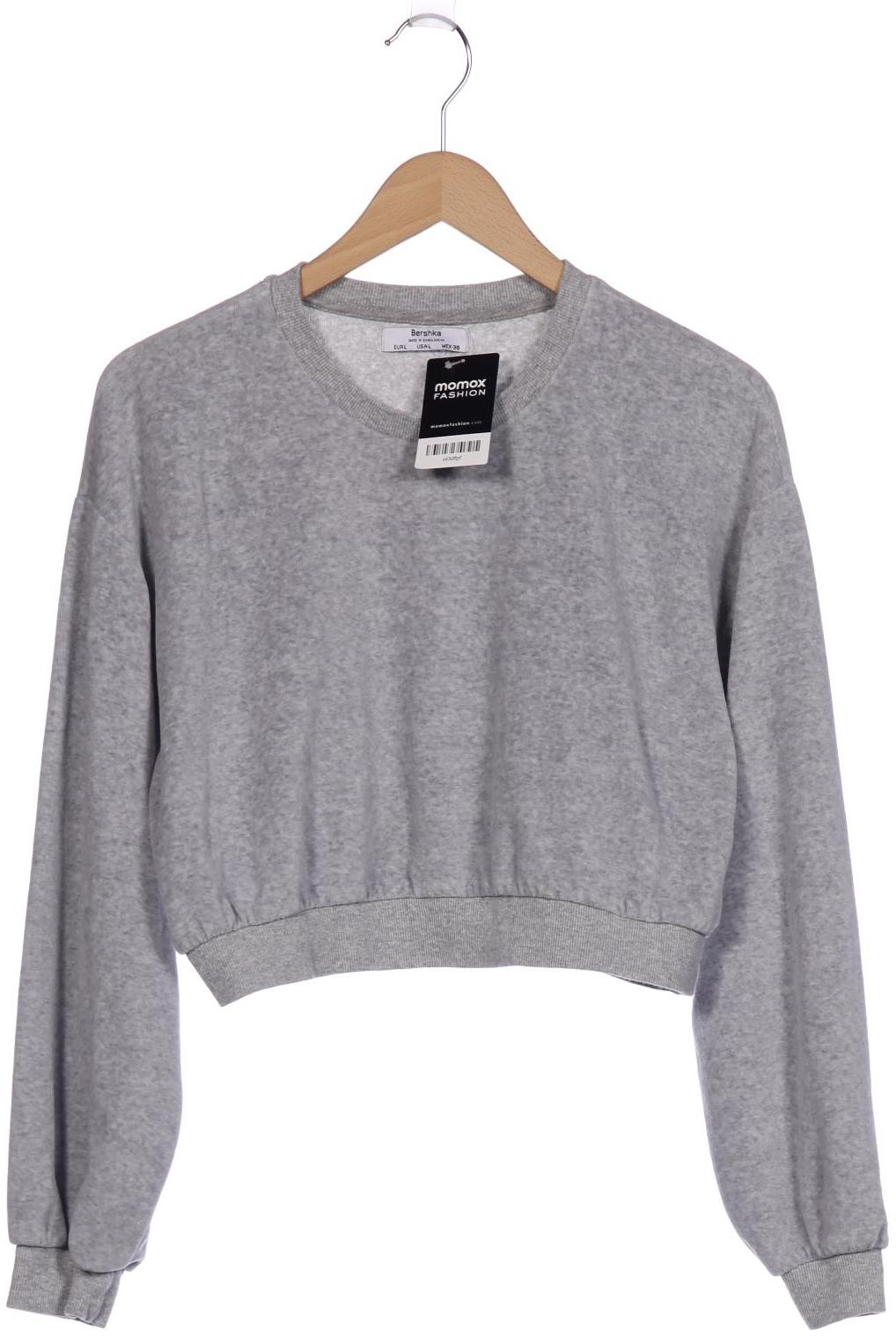 

bershka Damen Sweatshirt, grau