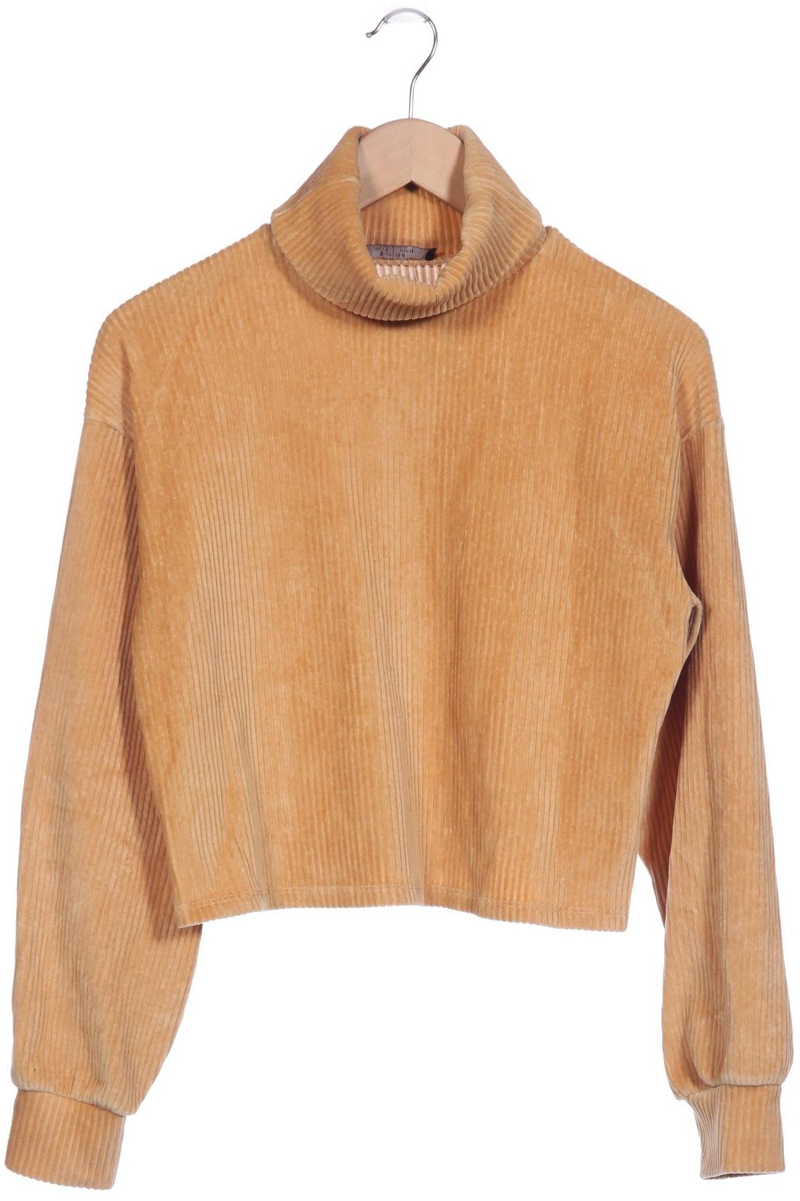 

bershka Damen Sweatshirt, orange, Gr. 36