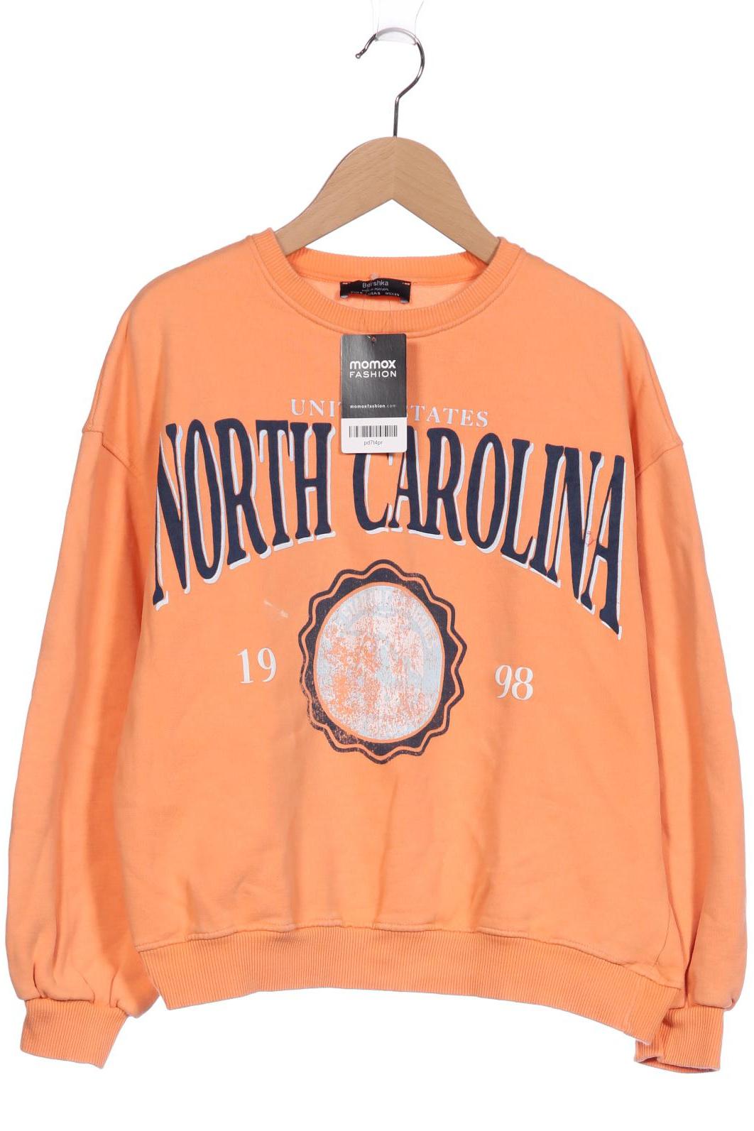 

bershka Damen Sweatshirt, orange, Gr. 36