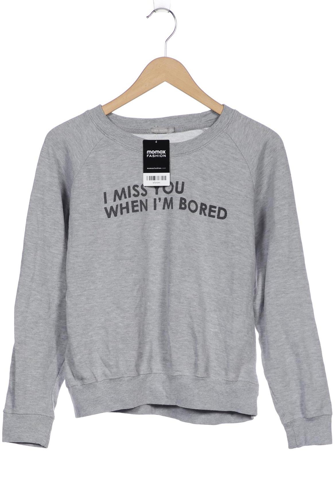 

bershka Damen Sweatshirt, grau, Gr. 42