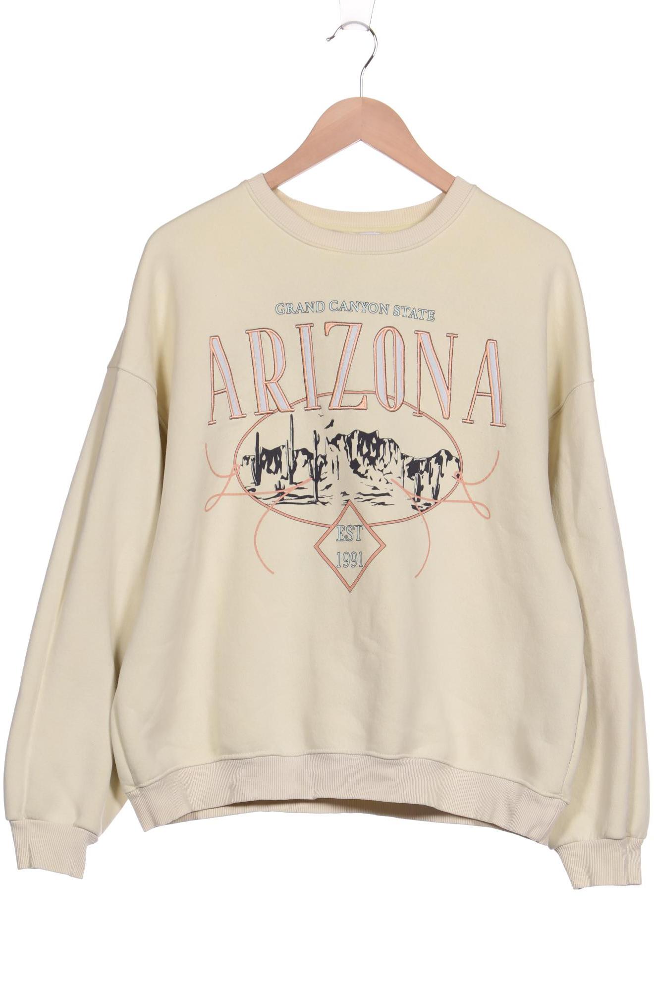

bershka Damen Sweatshirt, hellgrün, Gr. 38
