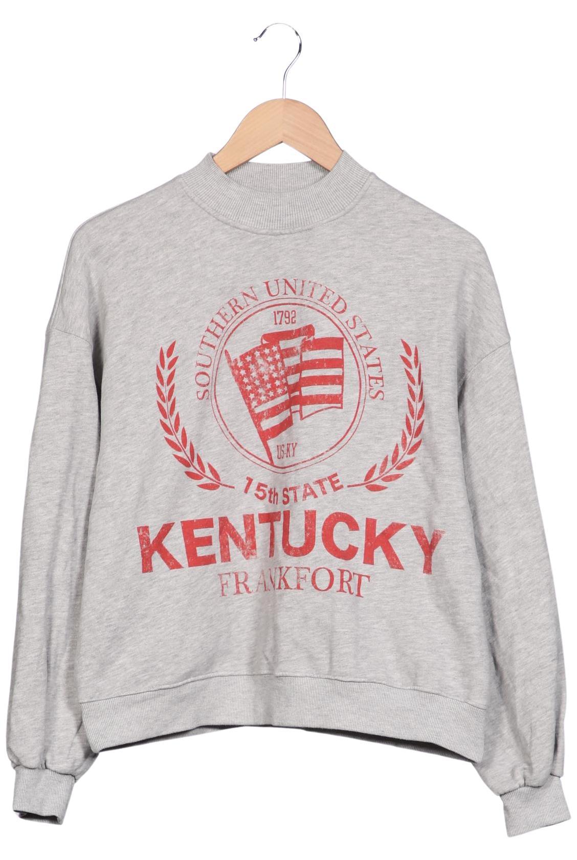 

bershka Damen Sweatshirt, grau, Gr. 36