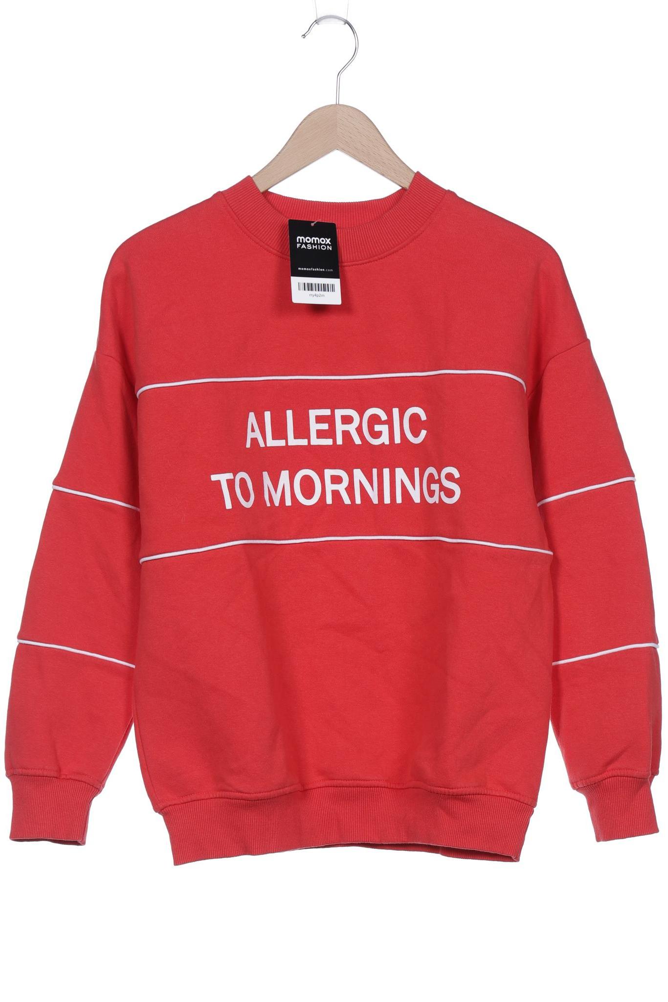

bershka Damen Sweatshirt, rot, Gr. 36