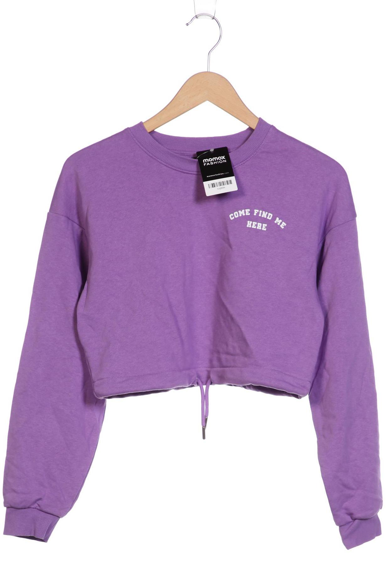 

bershka Damen Sweatshirt, flieder