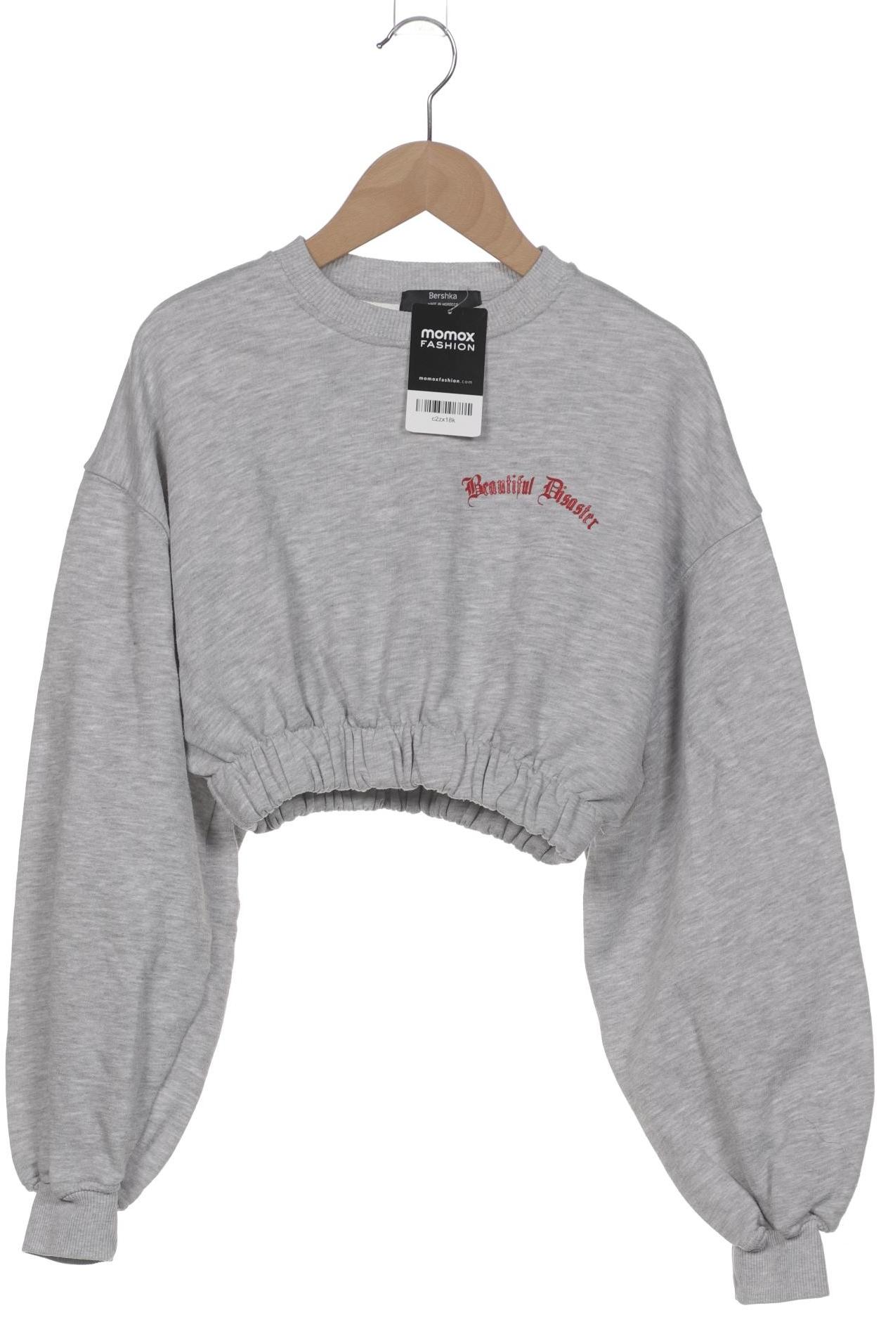 

bershka Damen Sweatshirt, grau, Gr. 36