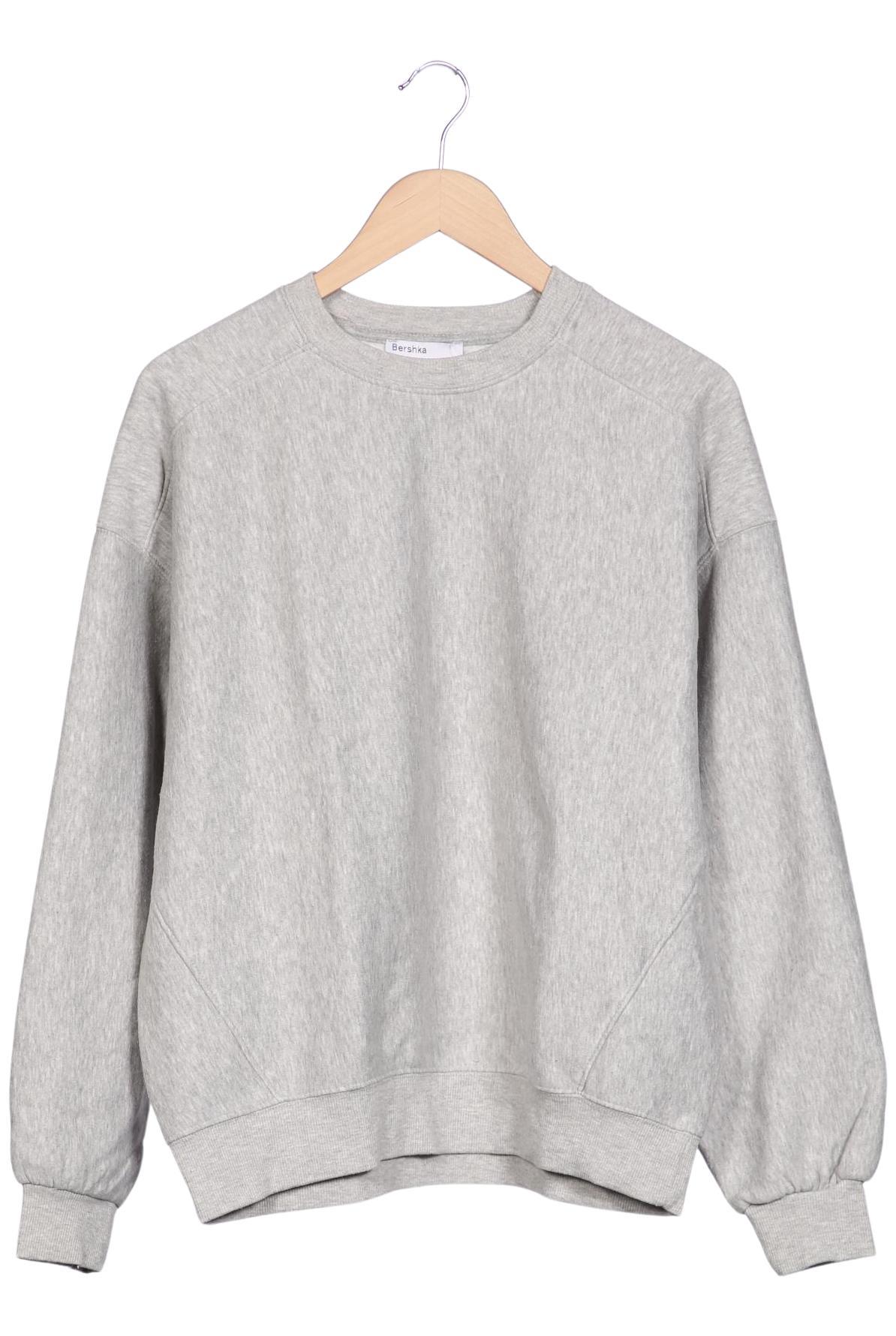

bershka Damen Sweatshirt, grau, Gr. 34