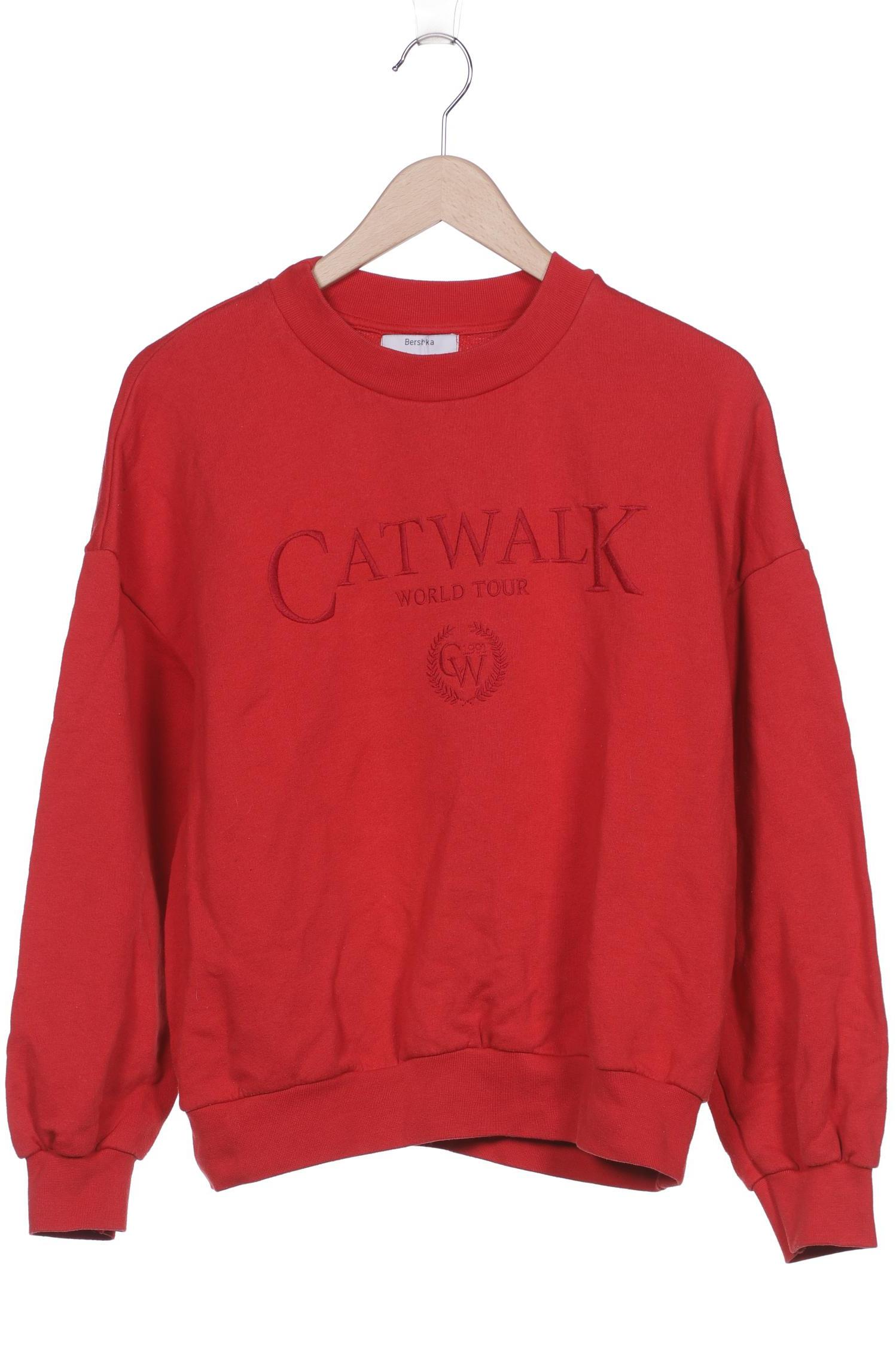 

bershka Damen Sweatshirt, rot