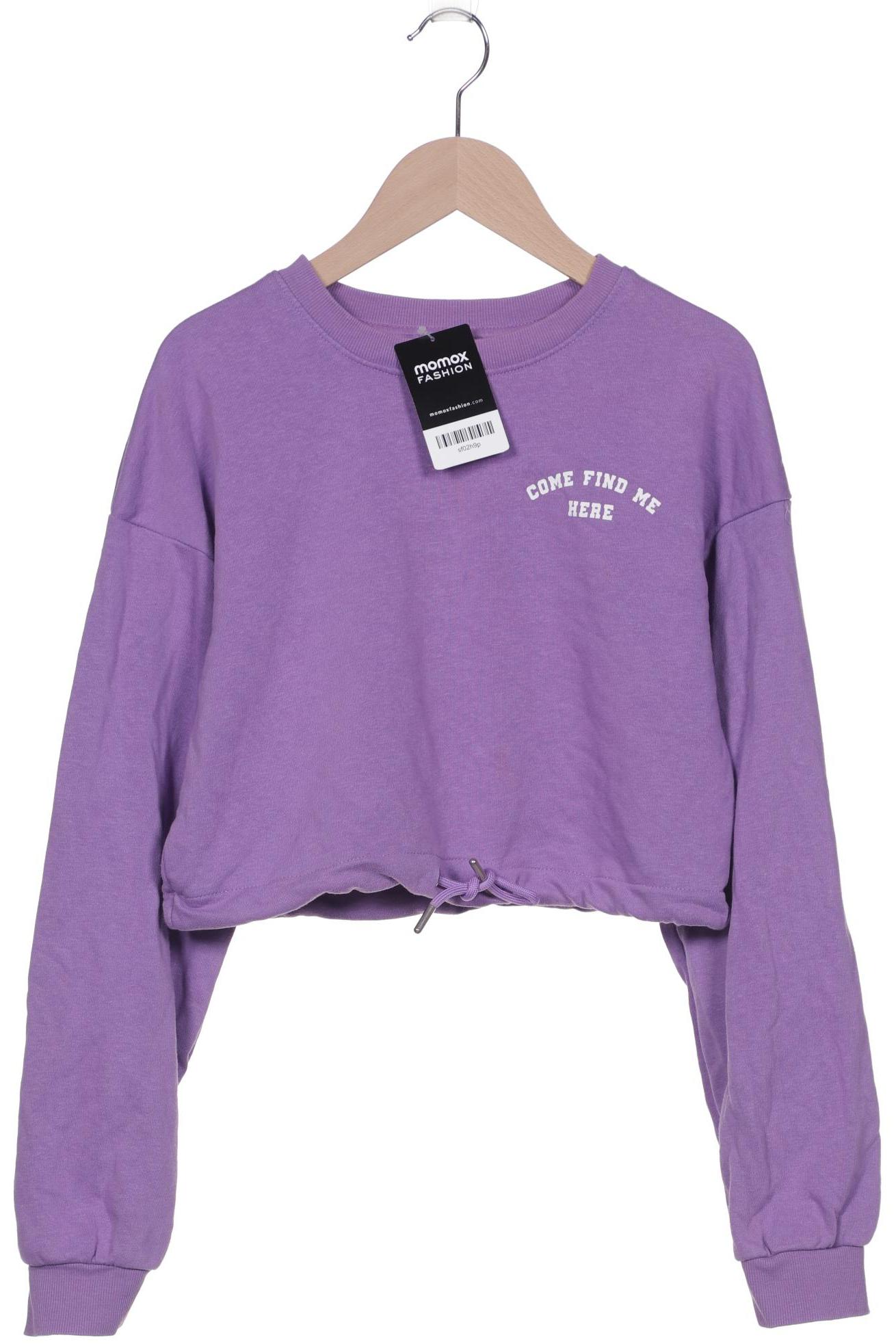 

bershka Damen Sweatshirt, flieder