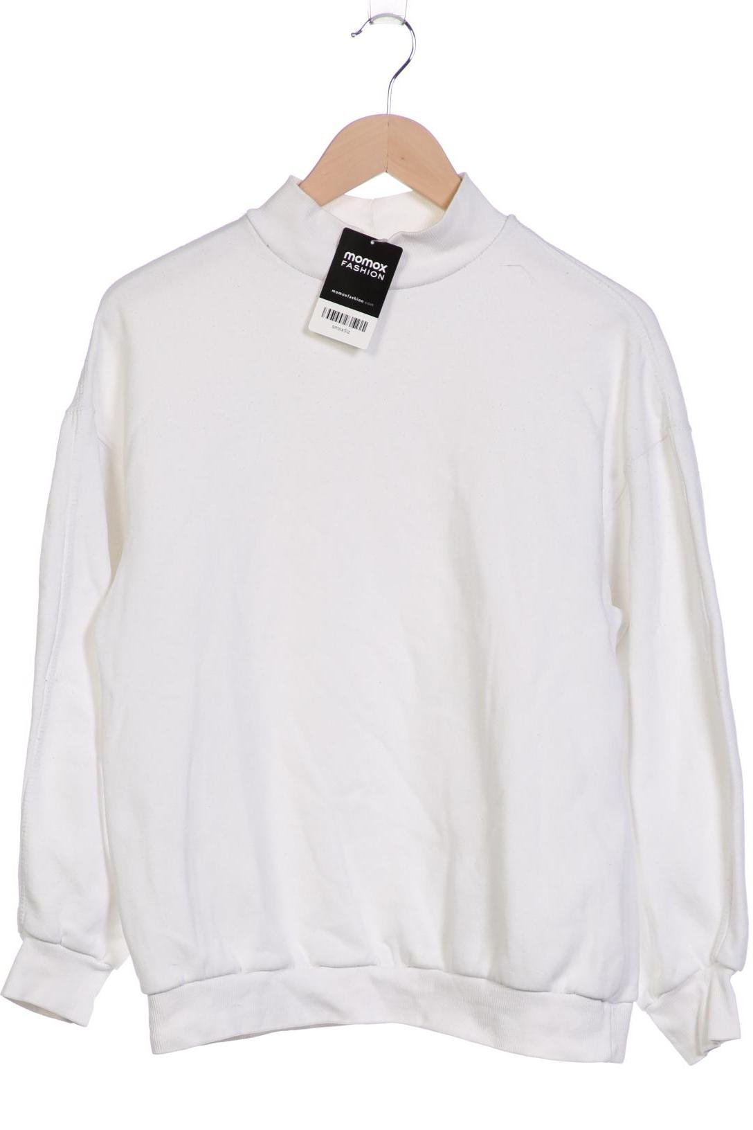 

bershka Damen Sweatshirt, weiß, Gr. 34