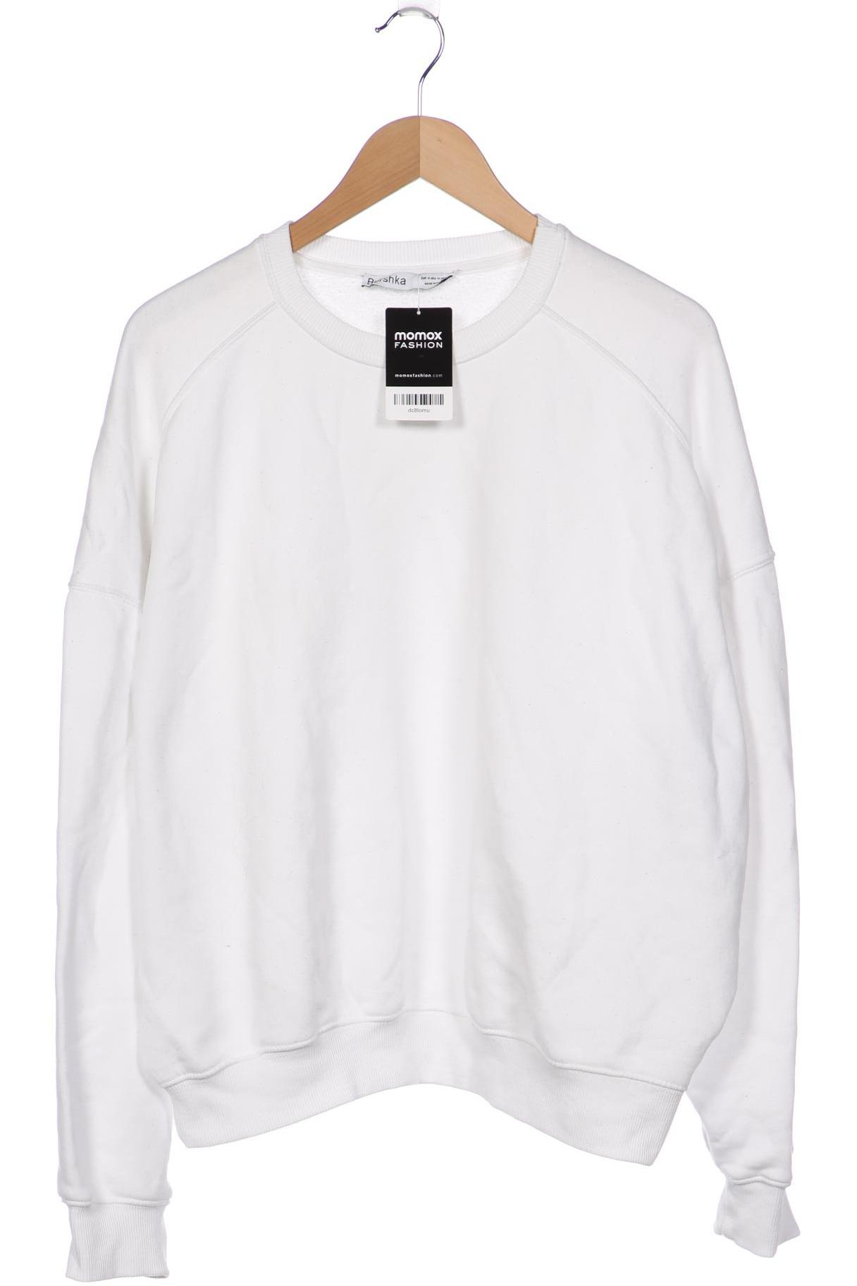 

bershka Damen Sweatshirt, weiß, Gr. 38