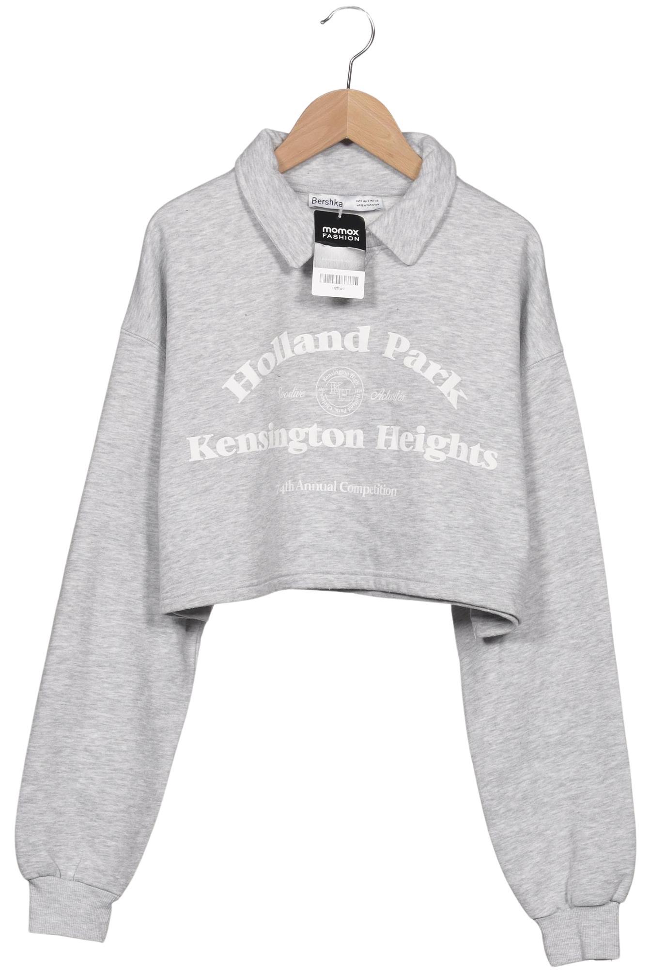 

bershka Damen Sweatshirt, grau, Gr. 36