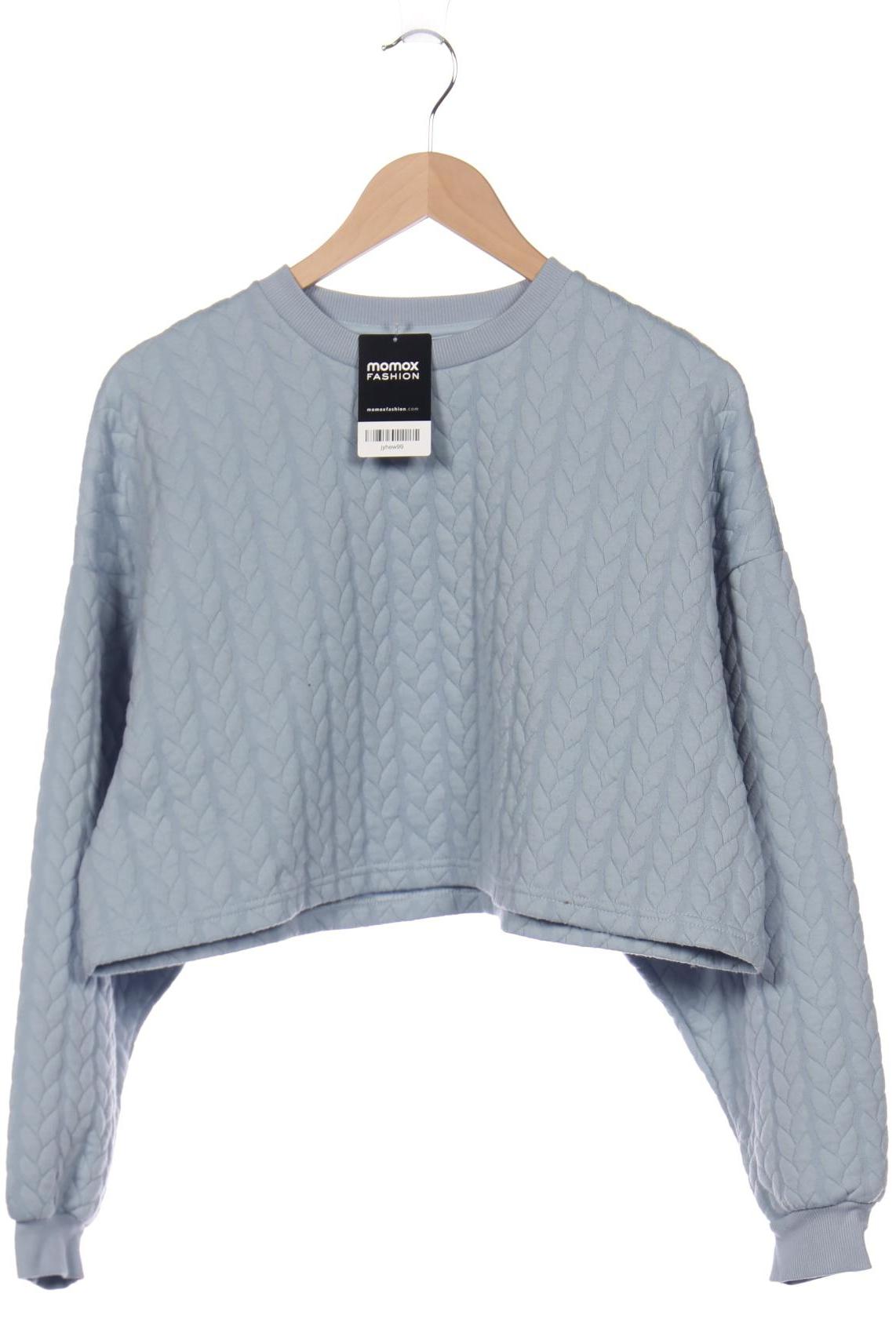 

bershka Damen Sweatshirt, hellblau, Gr. 36
