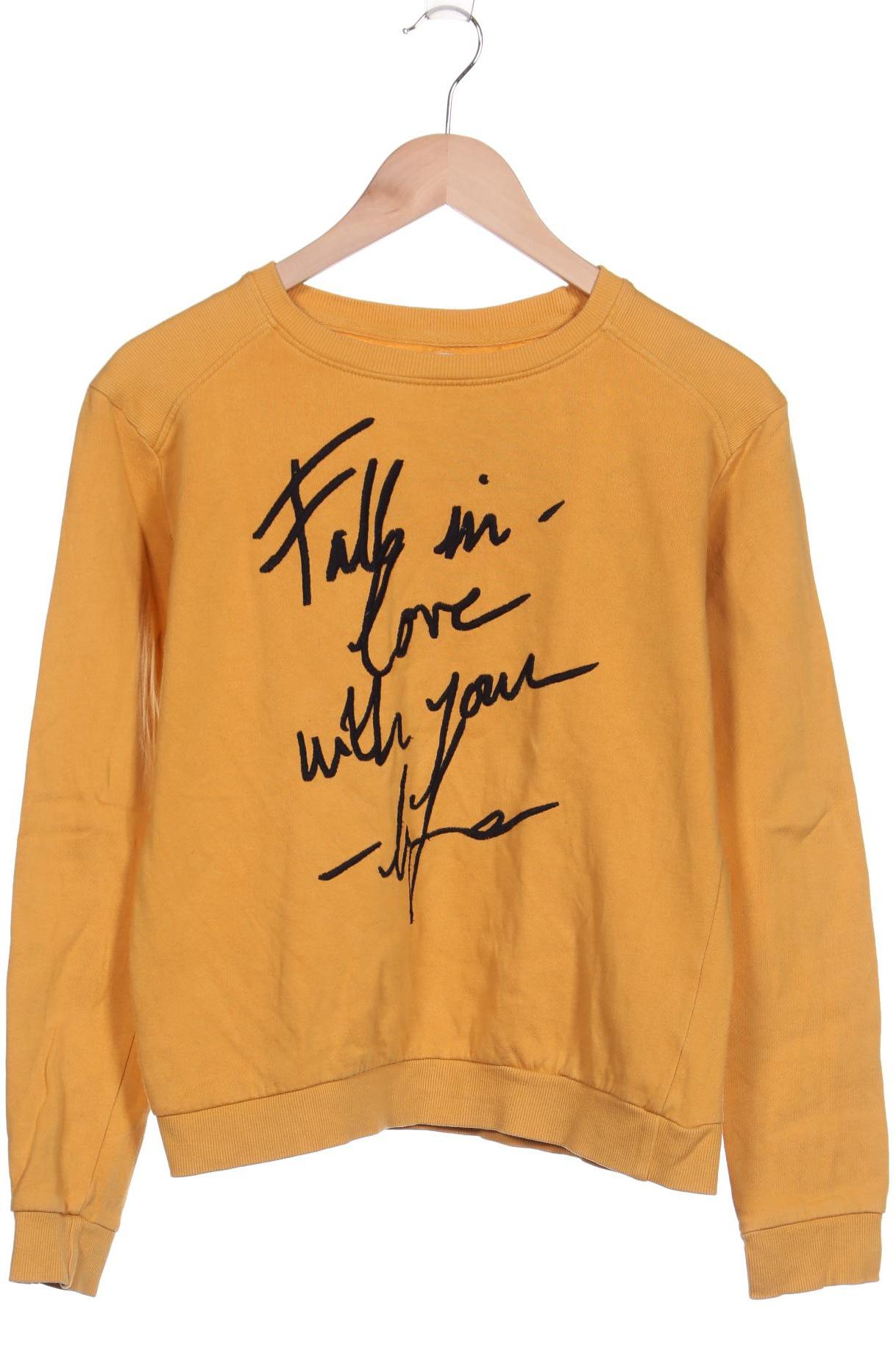 

bershka Damen Sweatshirt, orange, Gr. 36