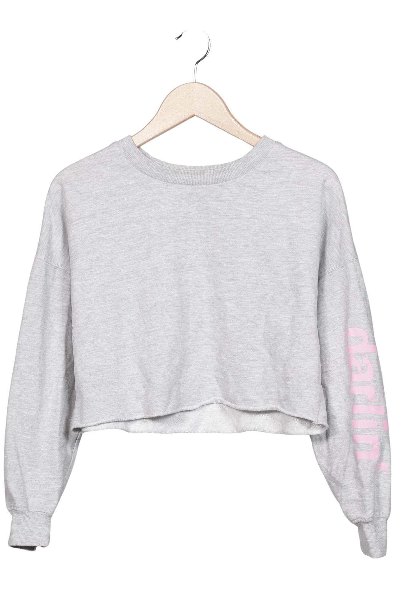 

bershka Damen Sweatshirt, grau, Gr. 36