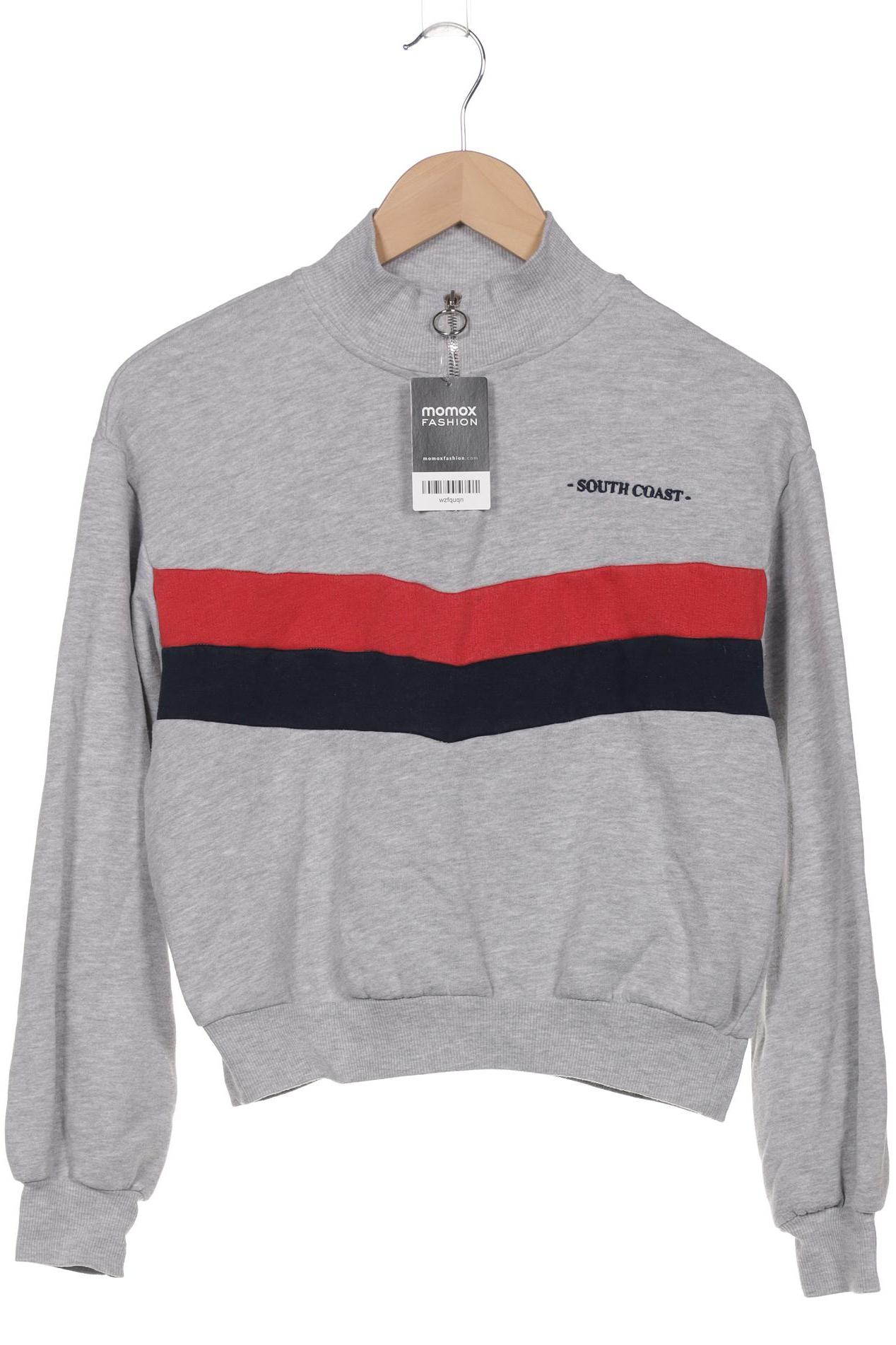 

bershka Damen Sweatshirt, grau, Gr. 36