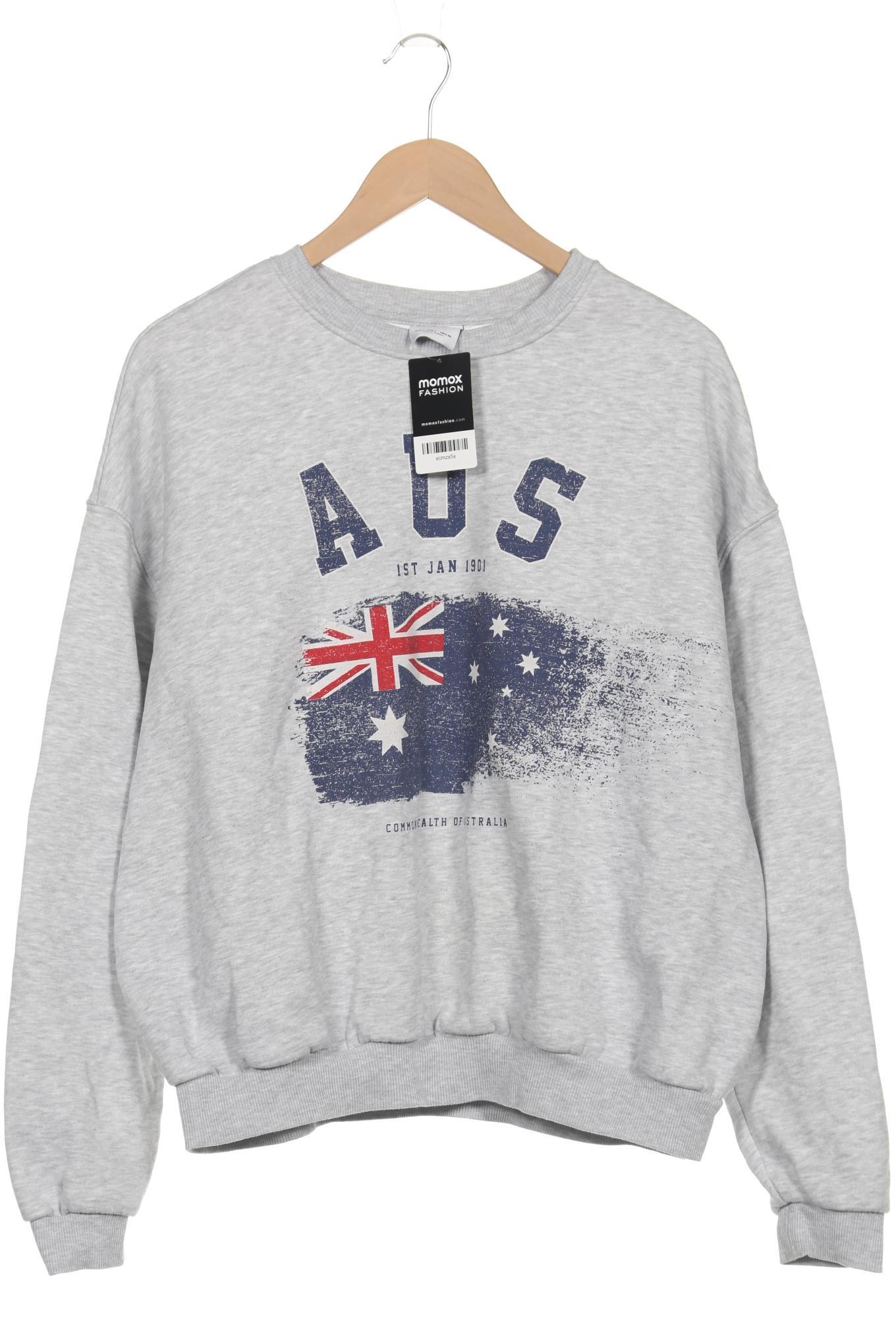 

bershka Damen Sweatshirt, grau, Gr. 42