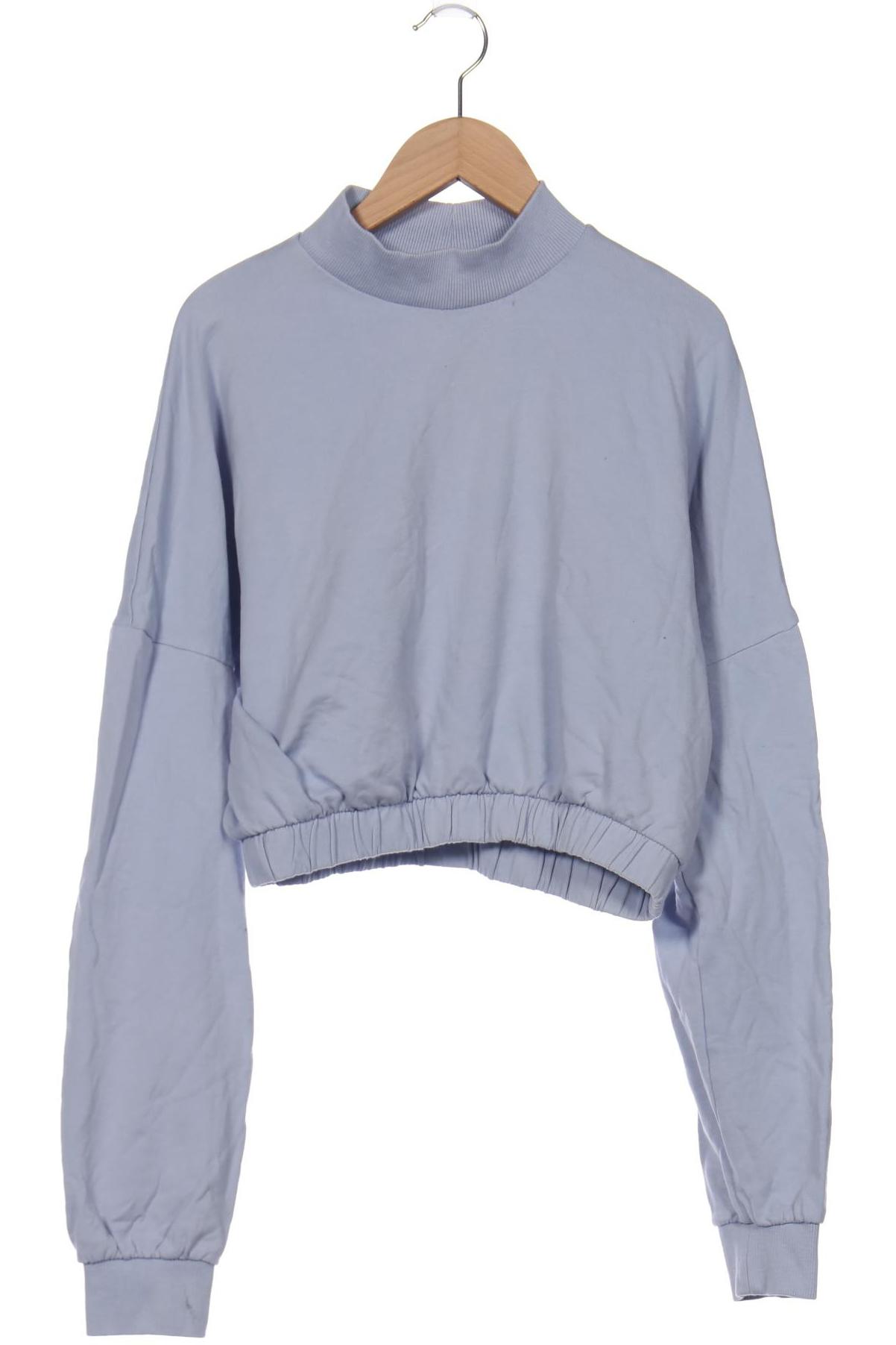 

bershka Damen Sweatshirt, hellblau, Gr. 42