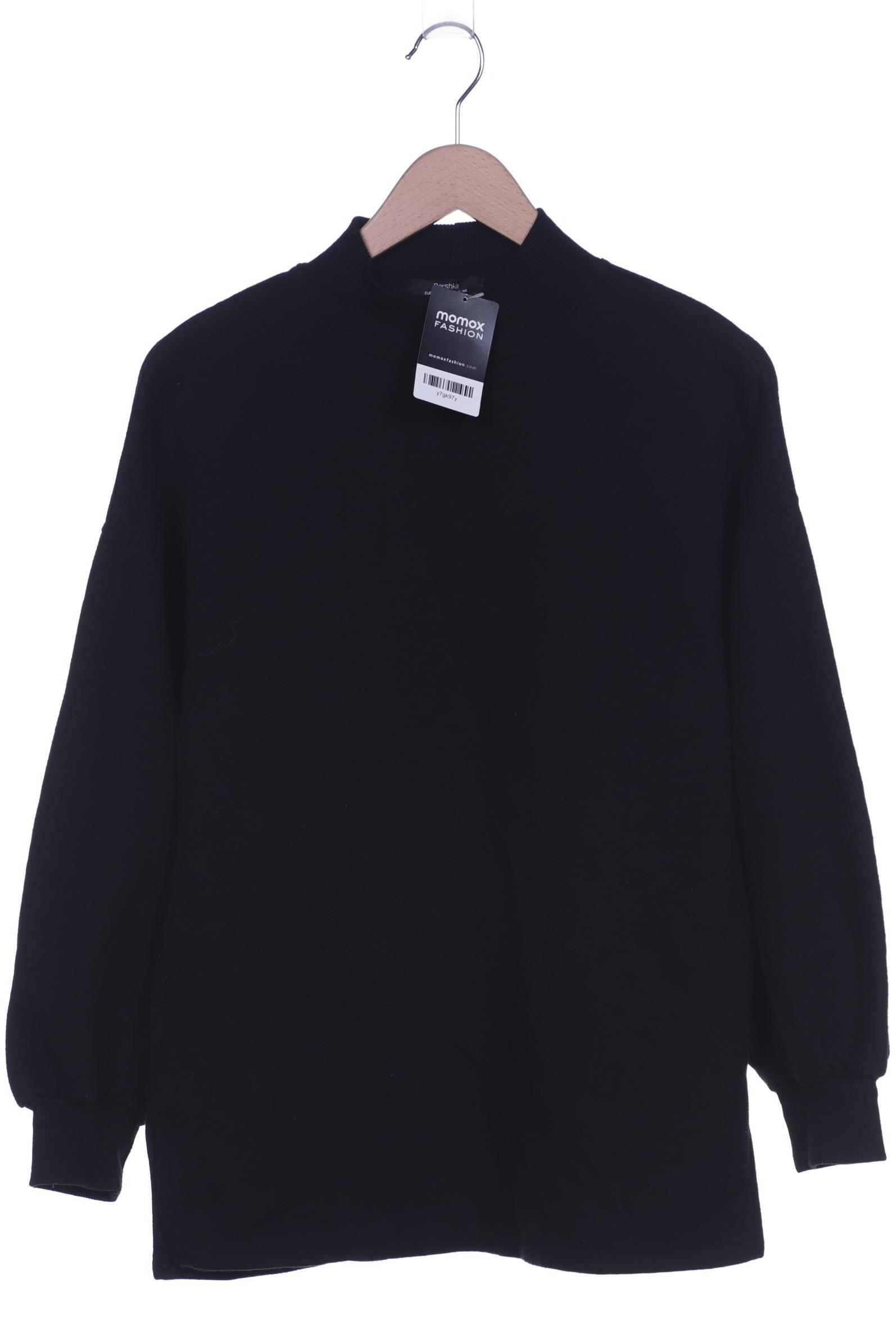 

bershka Damen Sweatshirt, schwarz, Gr. 36