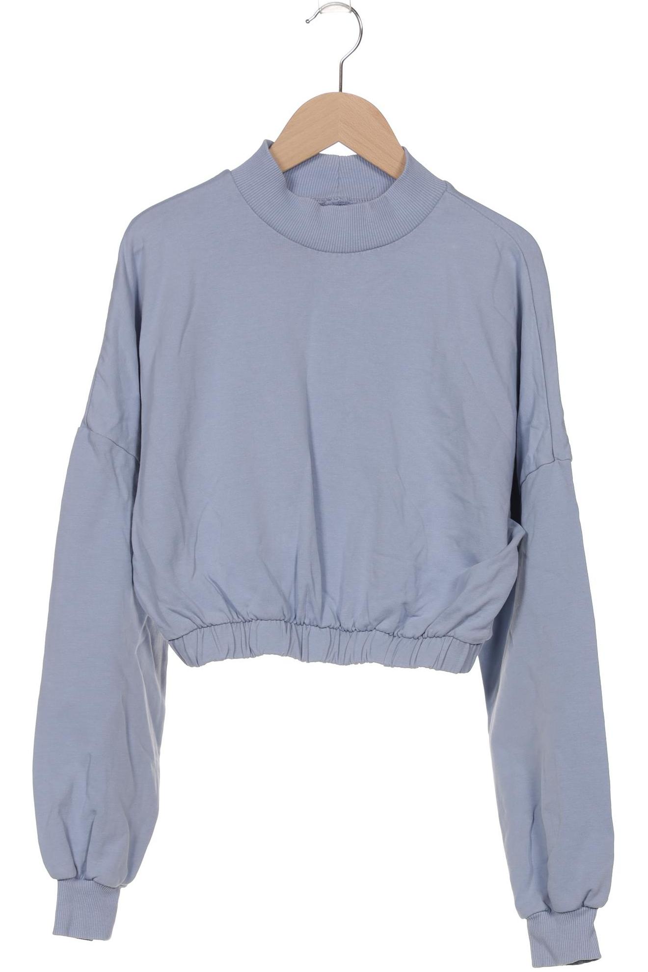 

bershka Damen Sweatshirt, hellblau, Gr. 36