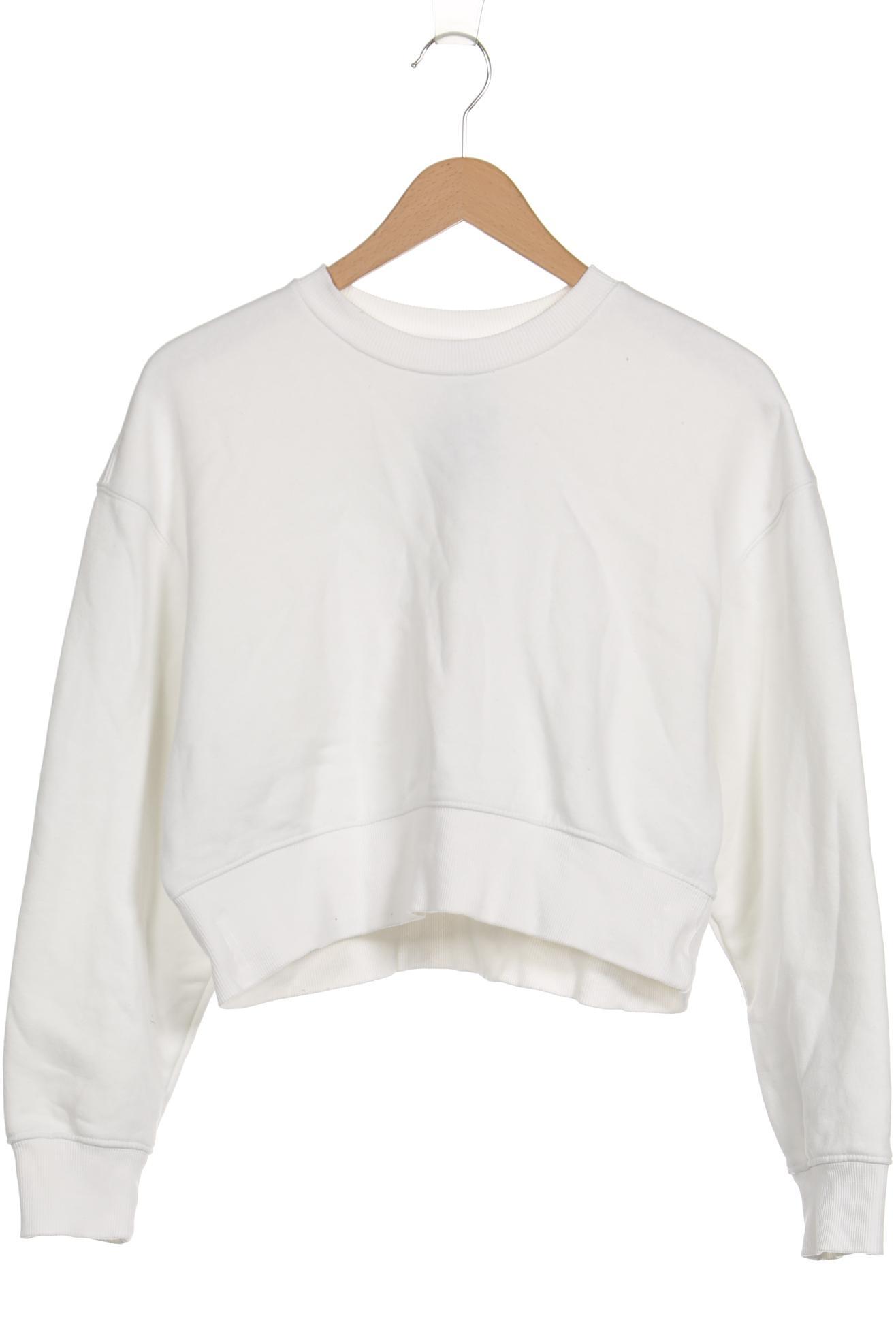 

bershka Damen Sweatshirt, weiß, Gr. 34