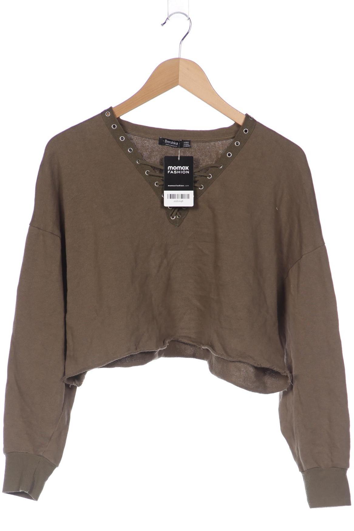 

bershka Damen Sweatshirt, grün