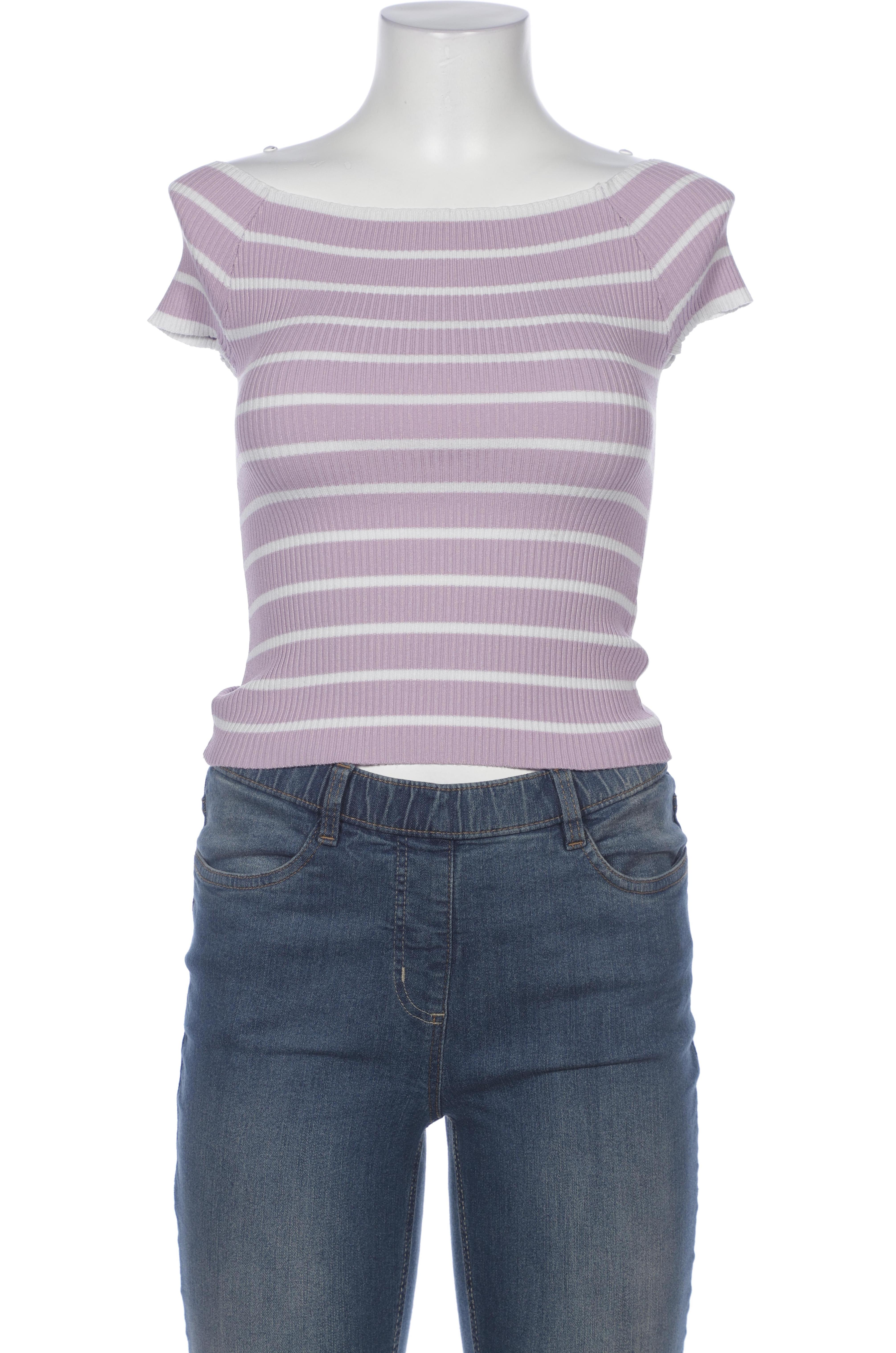 

bershka Damen T-Shirt, flieder, Gr. 38