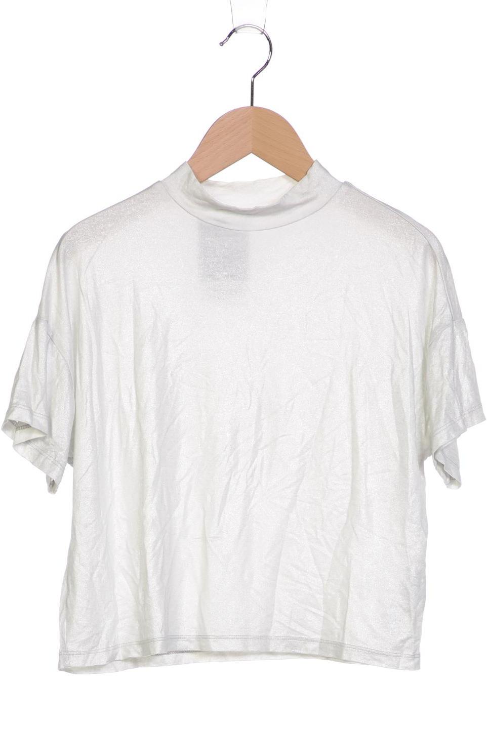 

bershka Damen T-Shirt, weiß