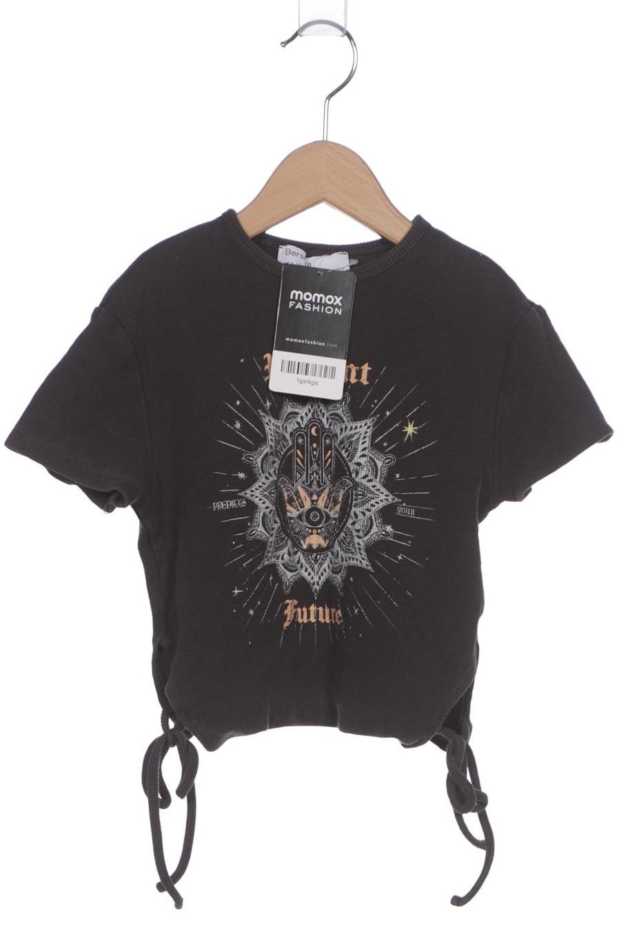 

bershka Damen T-Shirt, grau, Gr. 36