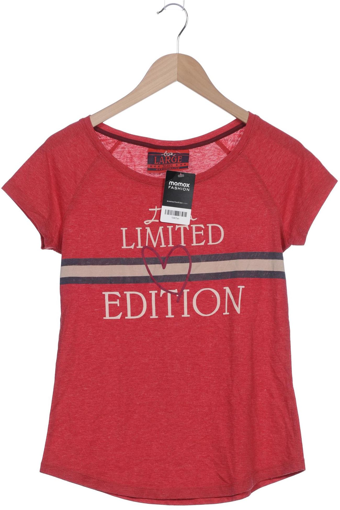 

bershka Damen T-Shirt, pink, Gr. 42