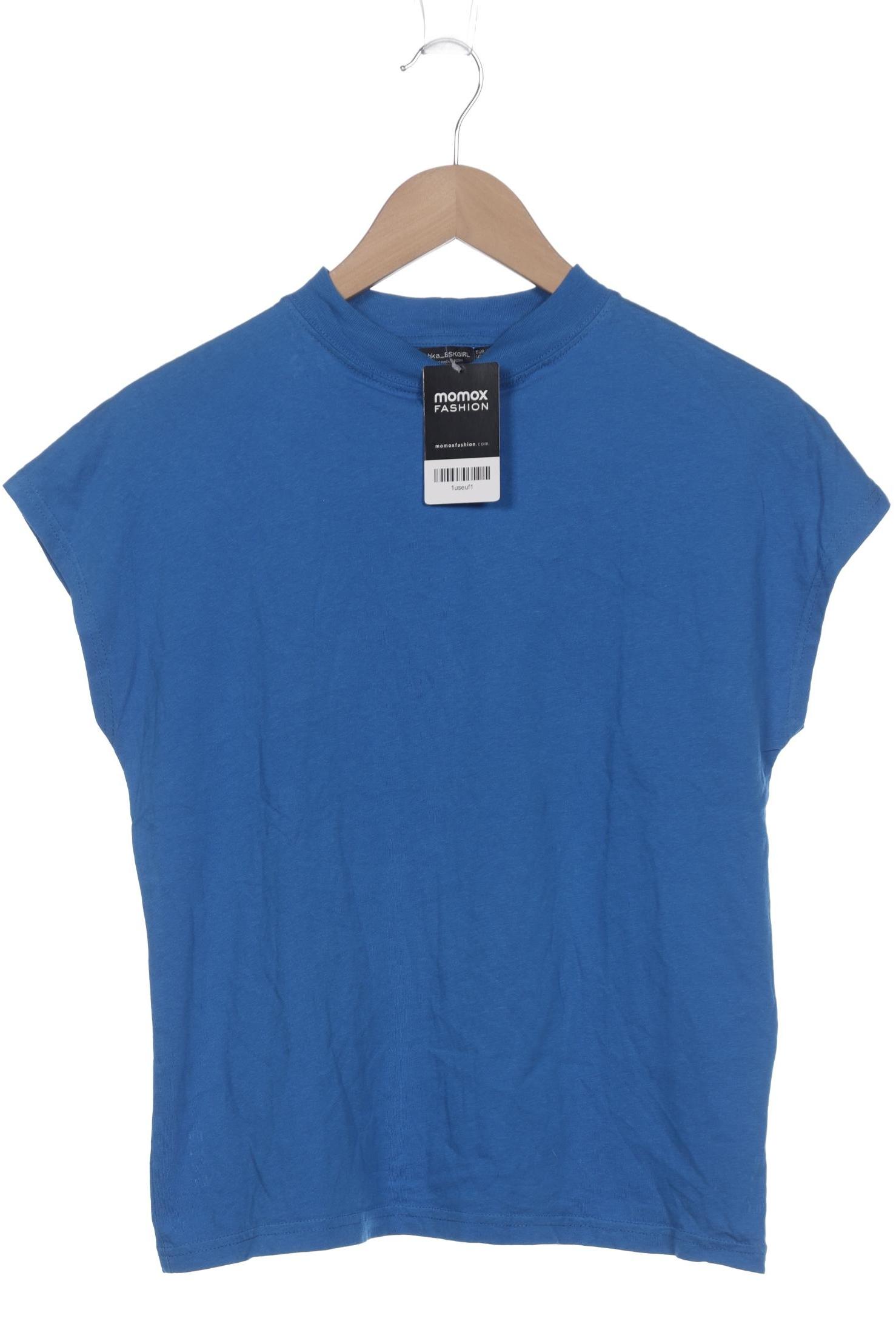 

bershka Damen T-Shirt, blau, Gr. 34