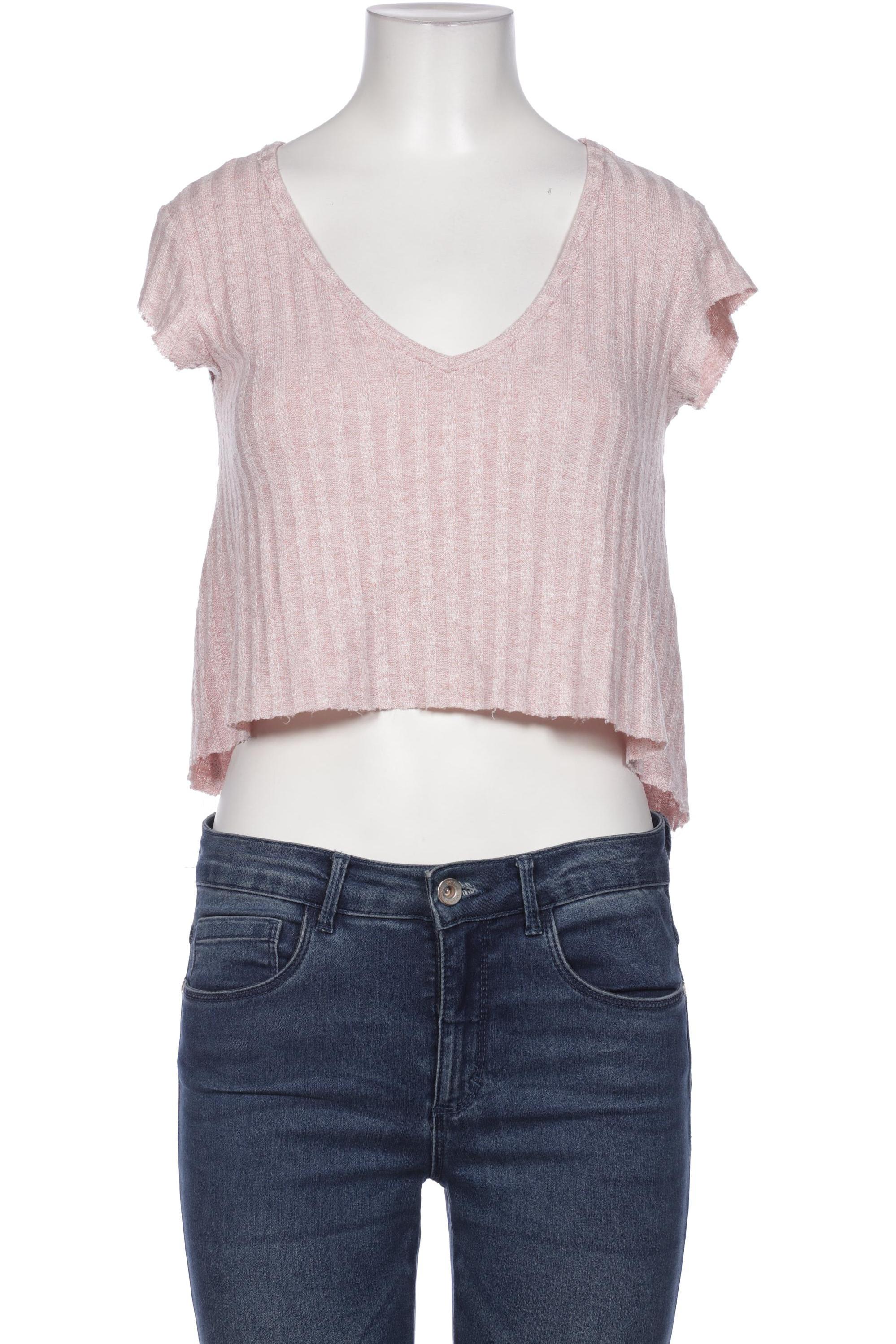

bershka Damen T-Shirt, beige, Gr. 34