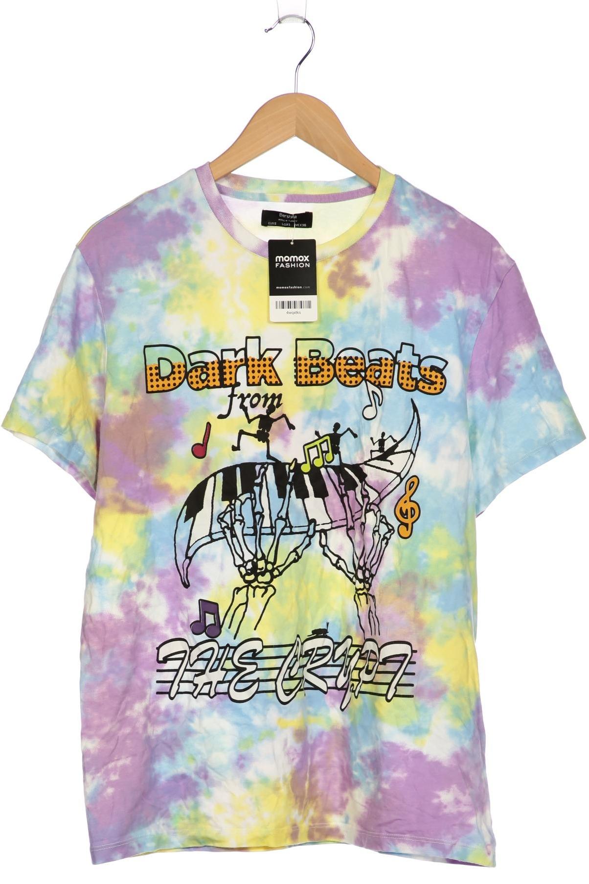 

bershka Damen T-Shirt, mehrfarbig, Gr. 36