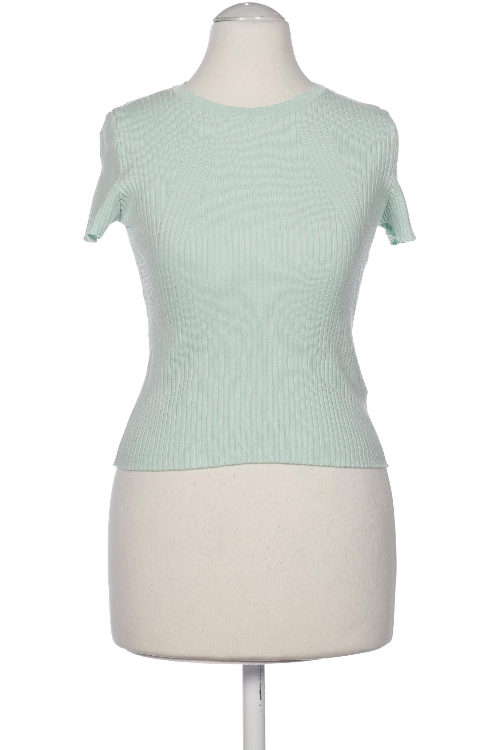 

bershka Damen T-Shirt, hellgrün, Gr. 36