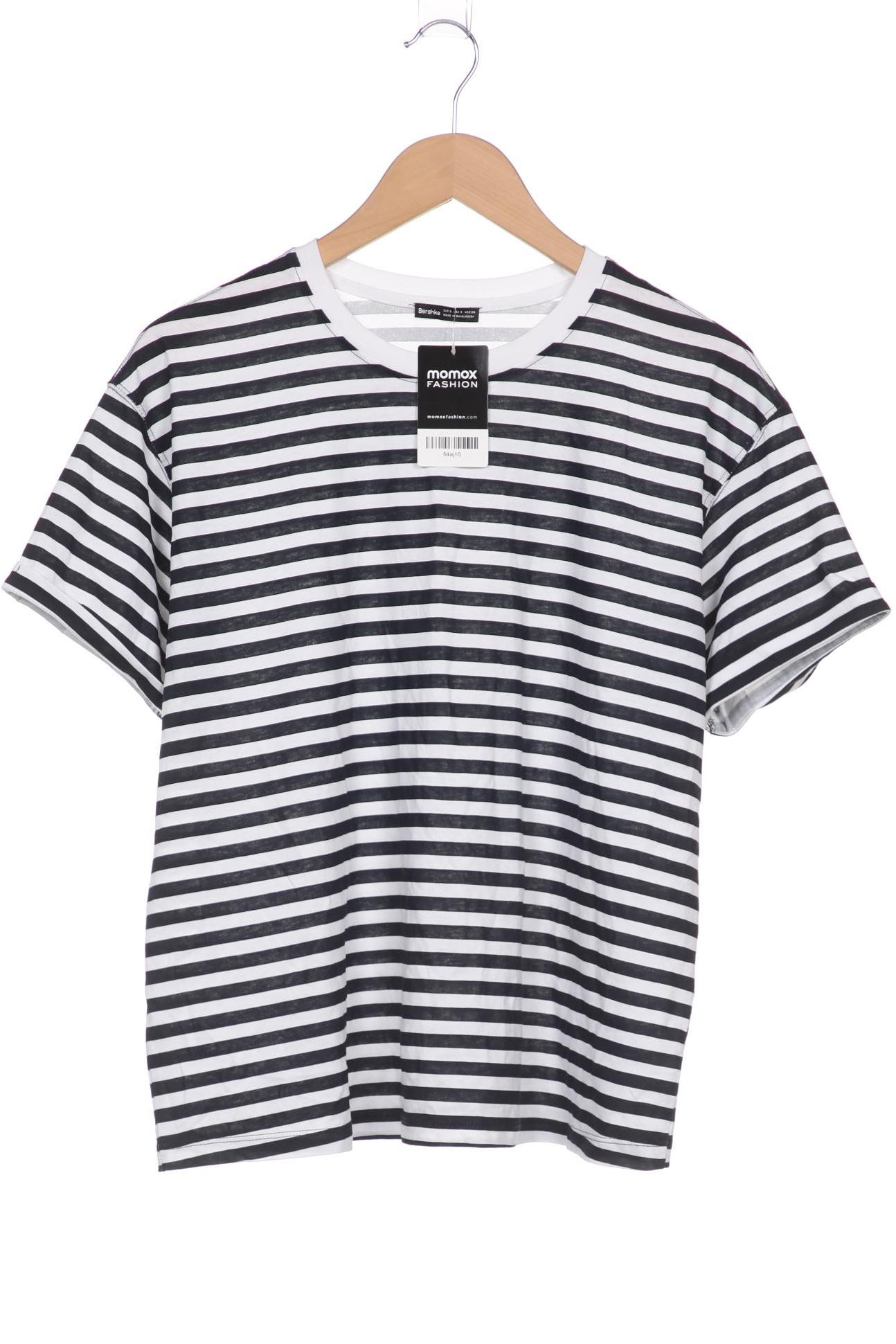 

bershka Damen T-Shirt, marineblau, Gr. 36