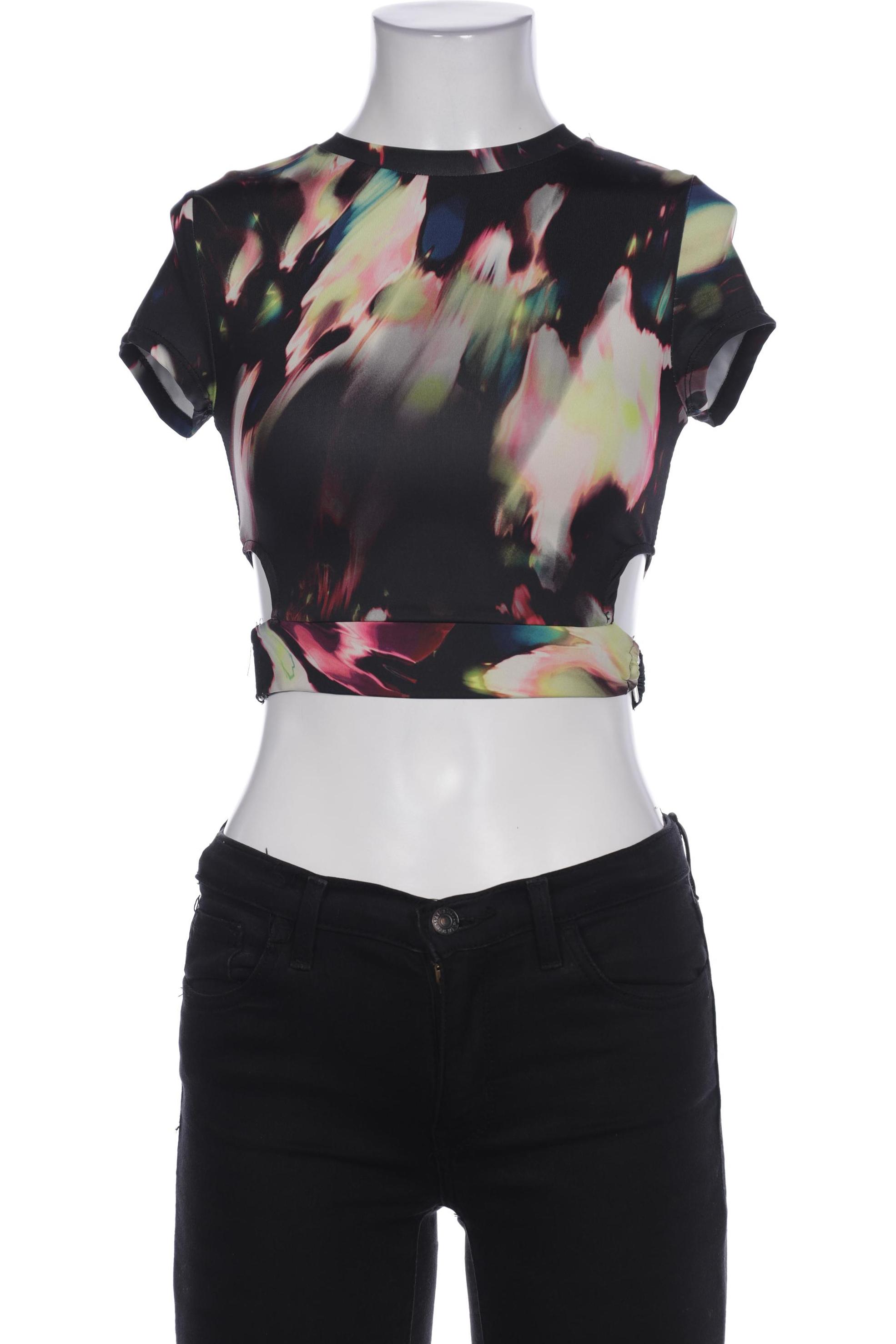 

bershka Damen T-Shirt, mehrfarbig, Gr. 34