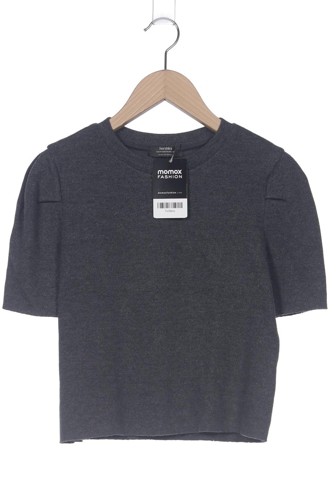 

bershka Damen T-Shirt, grau, Gr. 38