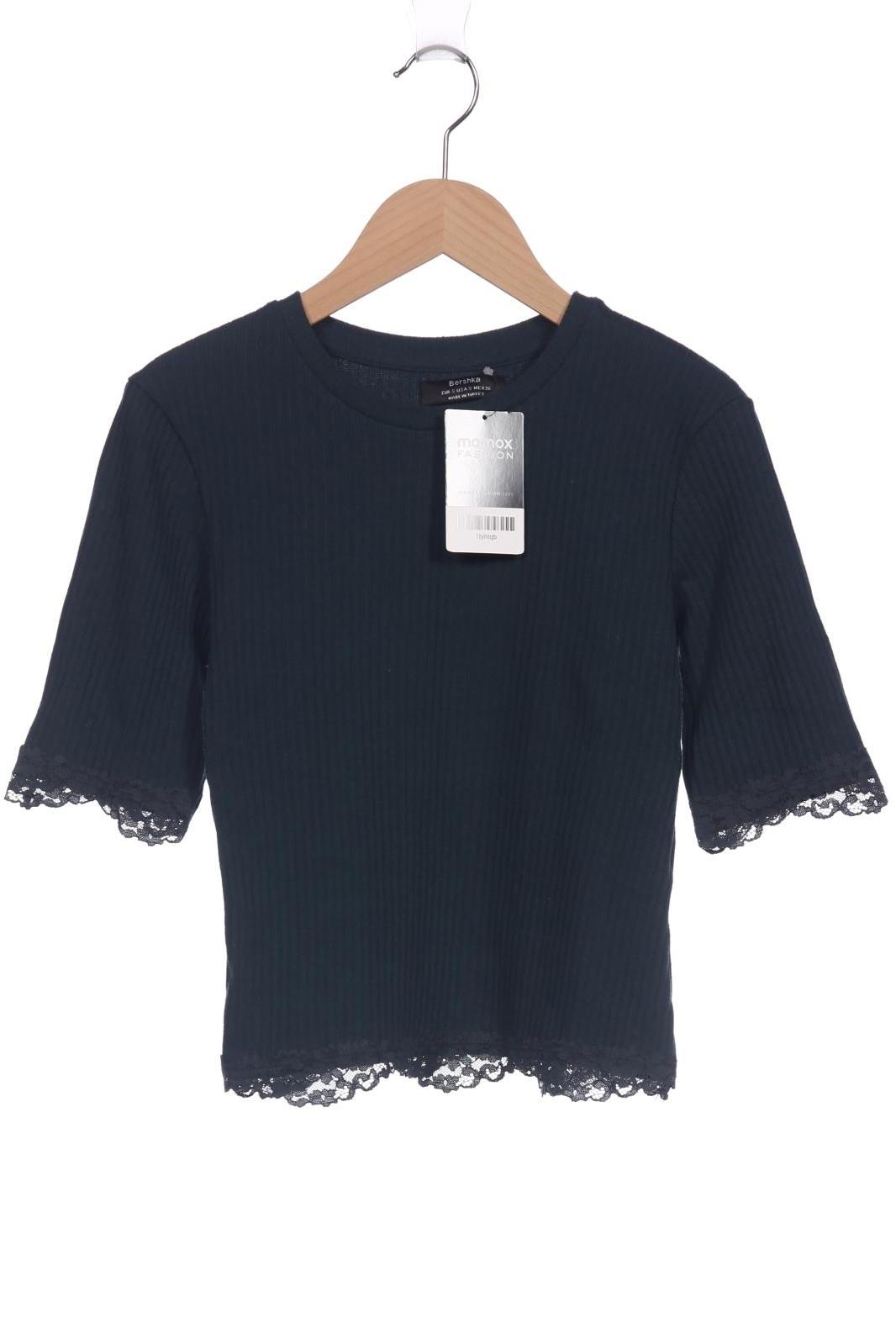 

bershka Damen T-Shirt, grün, Gr. 36
