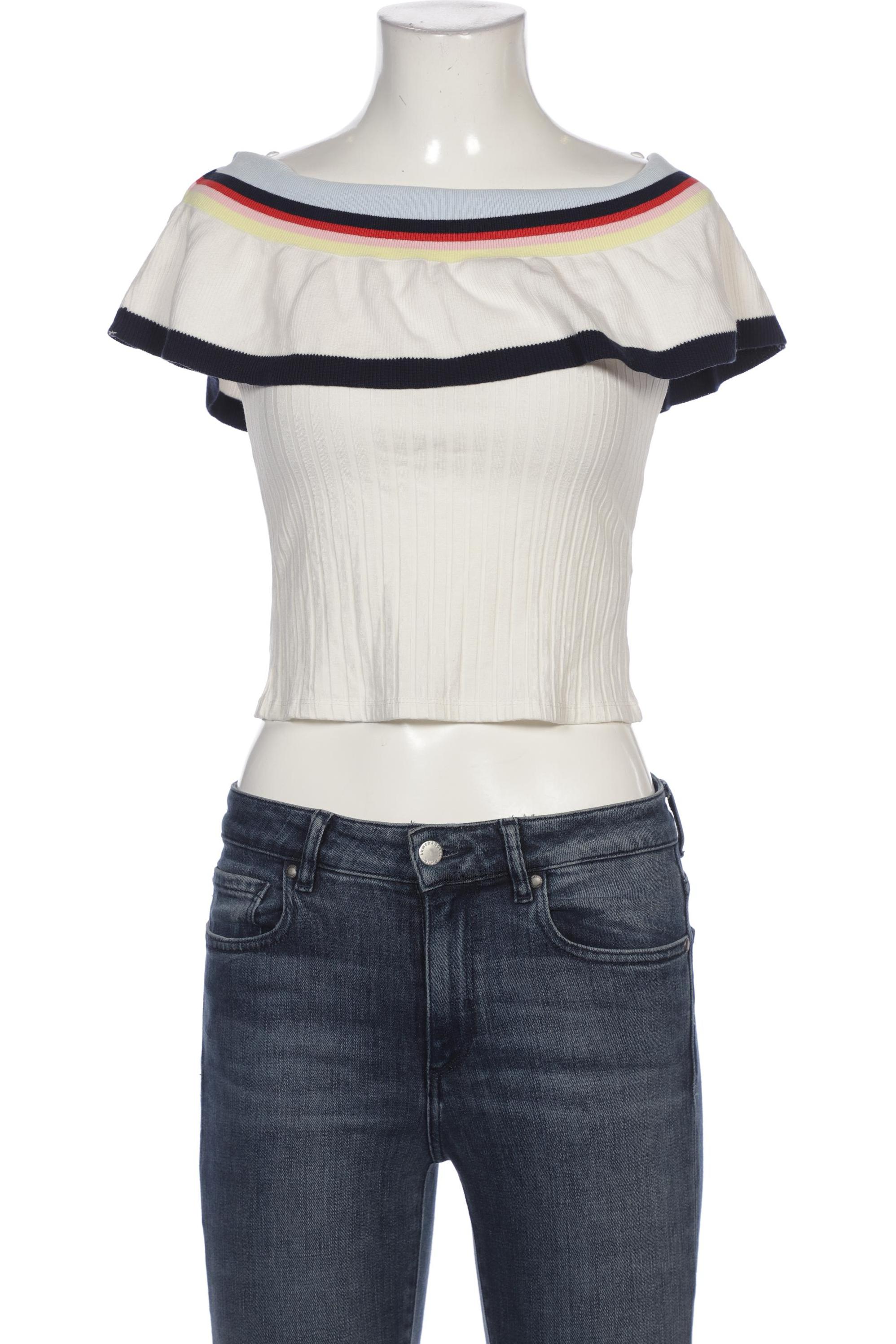 

bershka Damen T-Shirt, weiß