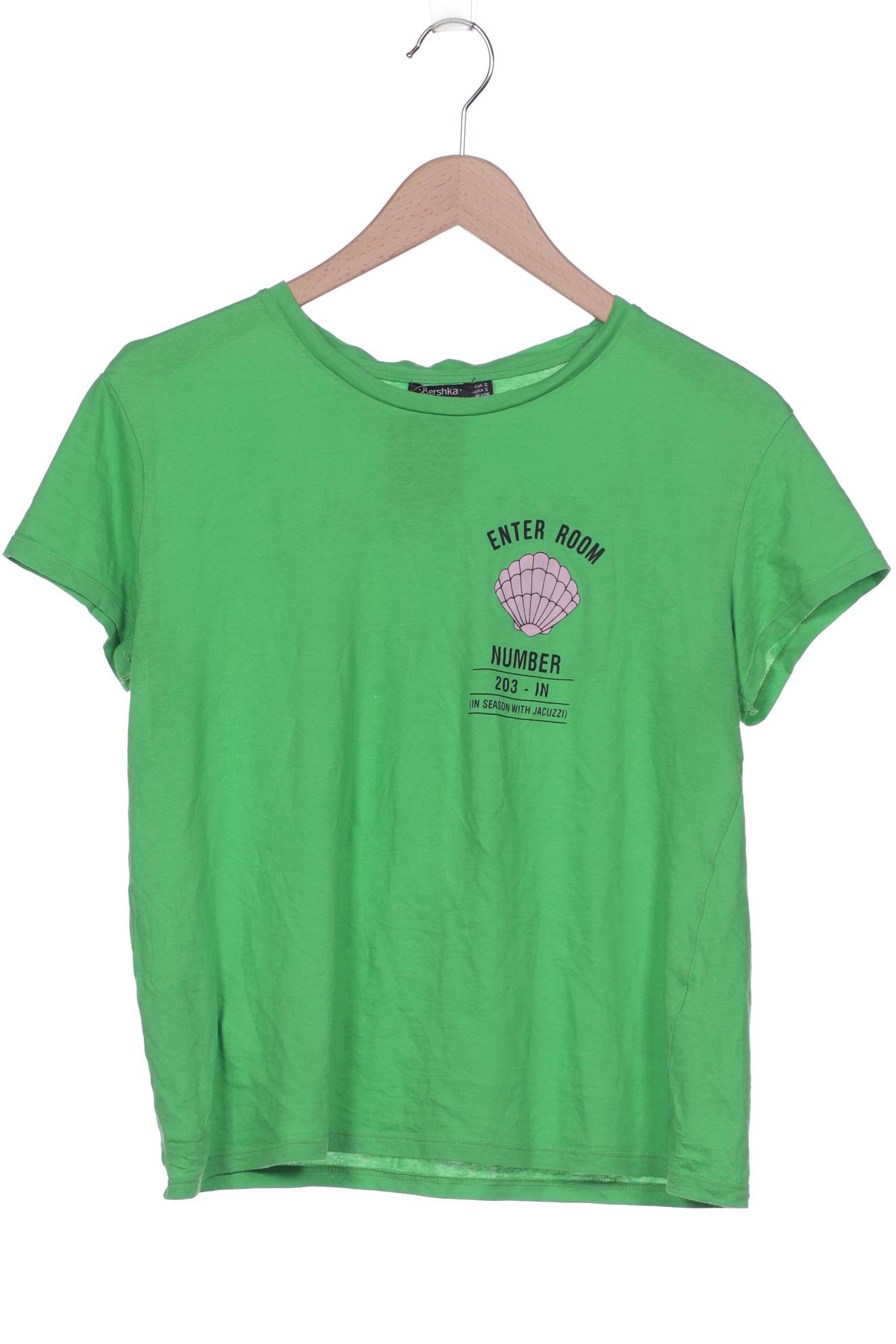 

bershka Damen T-Shirt, grün