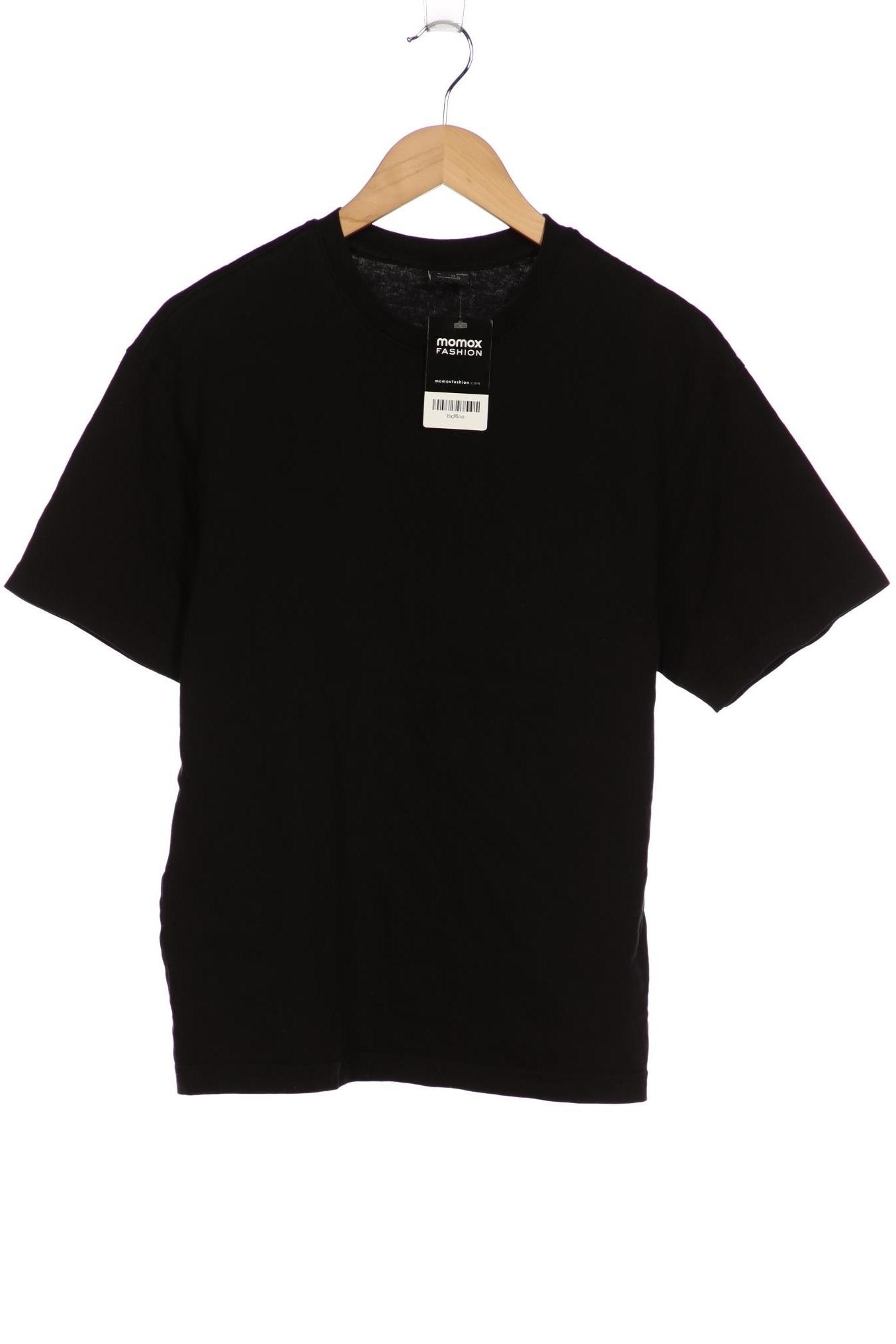 

bershka Damen T-Shirt, schwarz, Gr. 34