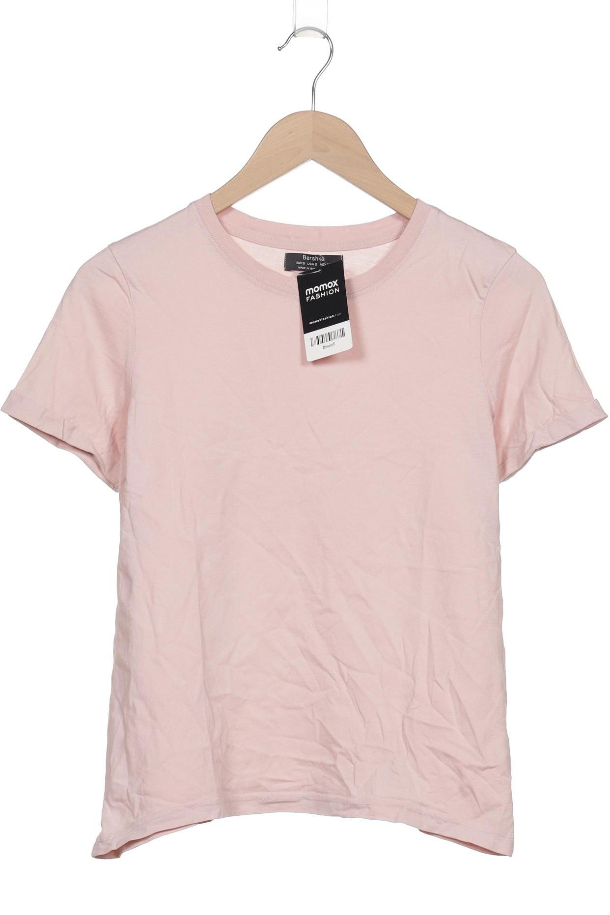 

bershka Damen T-Shirt, pink, Gr. 36